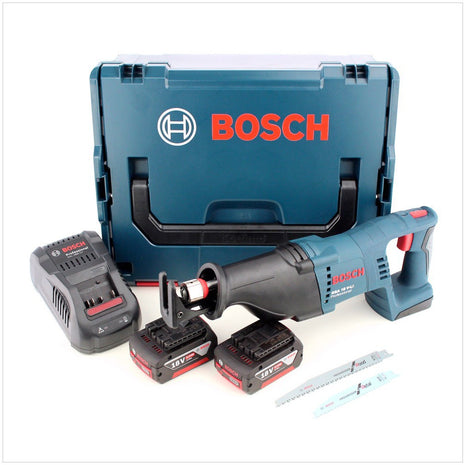 Bosch GSA 18 V-Li Akku Säbelsäge 18V ( 060164J00B ) Reciprosäge + L-Boxx + 2x Akku 5,0Ah + 1x Ladegerät - Toolbrothers