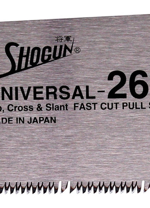 Shogun faltbare Japan Universal Holz Zugsäge mit Knickgelenk austauschbare Klinge 265mm + 2x Shogun Japan Holzsägeblatt Universal Impuls gehärtet - Made in Japan - Toolbrothers