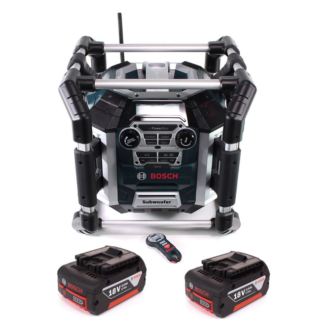 Bosch GML 50 Akku Radiolader Baustellenradio 18V 50W IP54 + 2x Akku 3,0Ah - ohne Ladegerät - Toolbrothers