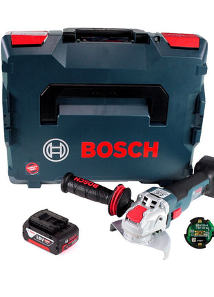 Bosch GWX 18V-10 C Akku Winkelschleifer 18V 125mm brushless X-LOCK + 1x Akku 5,0Ah + Connectivity Modul + L-BOXX - ohne Lader - Toolbrothers