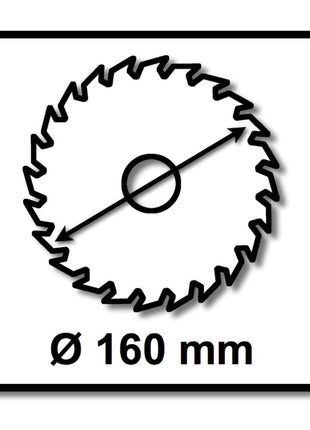 Bosch Kreissägeblatt Expert for Wood 160 x 1,0 x 20 mm 24 Zähne für Holz ( 2608644503 ) - Toolbrothers