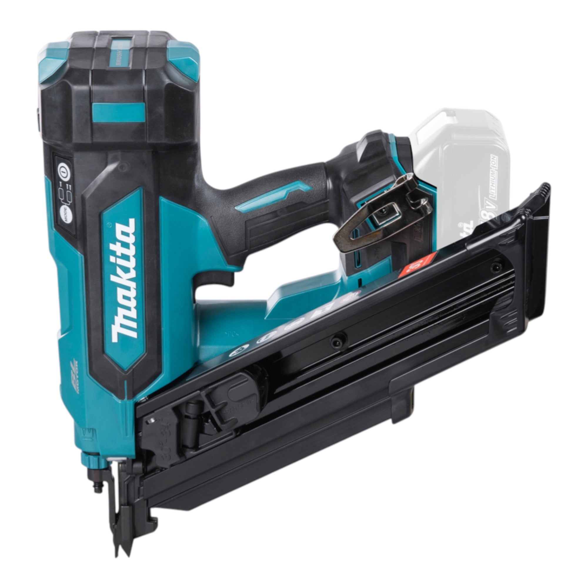 Makita DBN 900 RF1K Akku Streifennagler 18 V 50 90 mm Brushless 1x Akku 3 0 Ah Ladegeraet Koffer 1 - toolbrothers