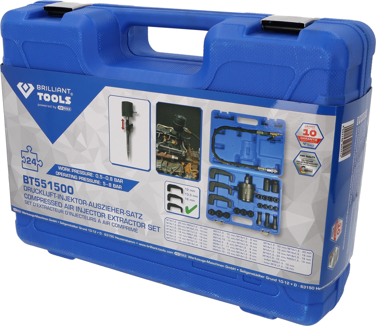 Brilliant Tools Druckluft Injektor Auszieher Satz 24 tlg BT551500  3 - toolbrothers