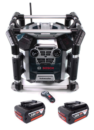 Bosch GML 50 Akku Radiolader Baustellenradio 18V 50W IP54 + 2x Akku 5,0Ah - ohne Ladegerät - Toolbrothers