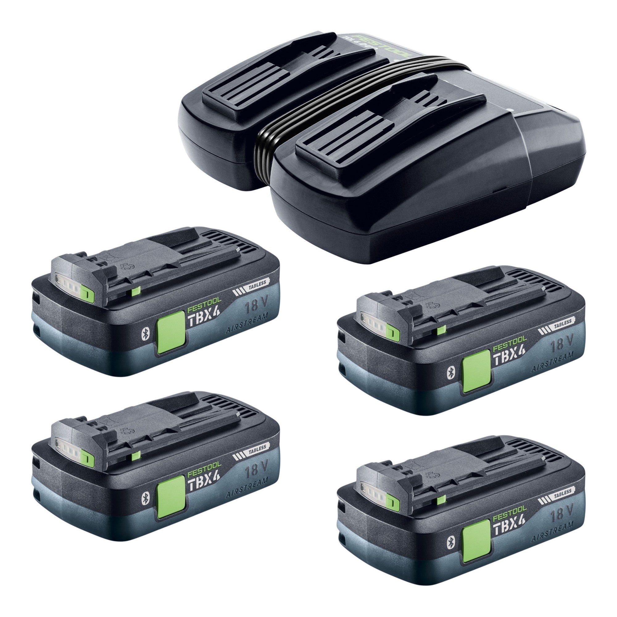 Festool CTMC MIDI I Basic Akku Absaugmobil 36 V 2x 18 V Staubklasse M 4x Akku 4 0 Ah Doppelladegeraet Systainer 3 - toolbrothers