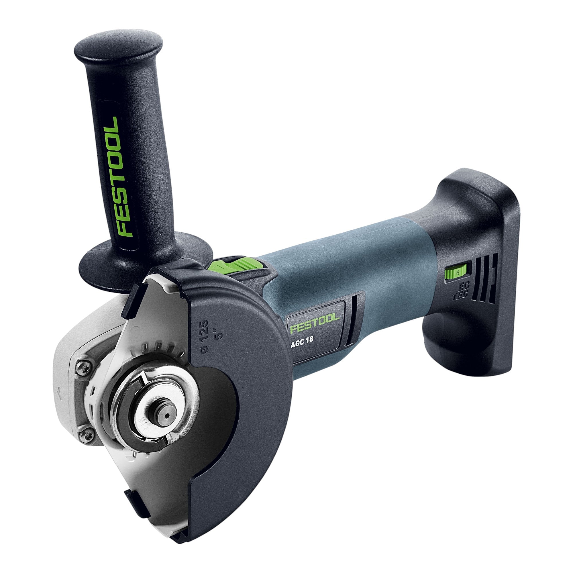 Festool AGC 18 125 EB Basic Akku Winkelschleifer 18 V 125 mm Brushless 1x Akku 8 0 Ah Schnellladegeraet Systainer 1 - toolbrothers