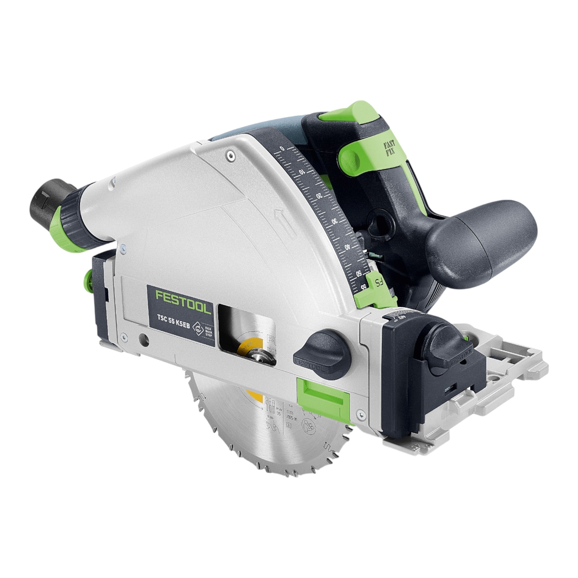 Festool TSC 55 KSEB Basic FS Akku Tauchsaege 18 V 160 mm Brushless 2x Akku 8 0 Ah Schnellladegeraet Fuehrungsschiene Systainer 1 - toolbrothers
