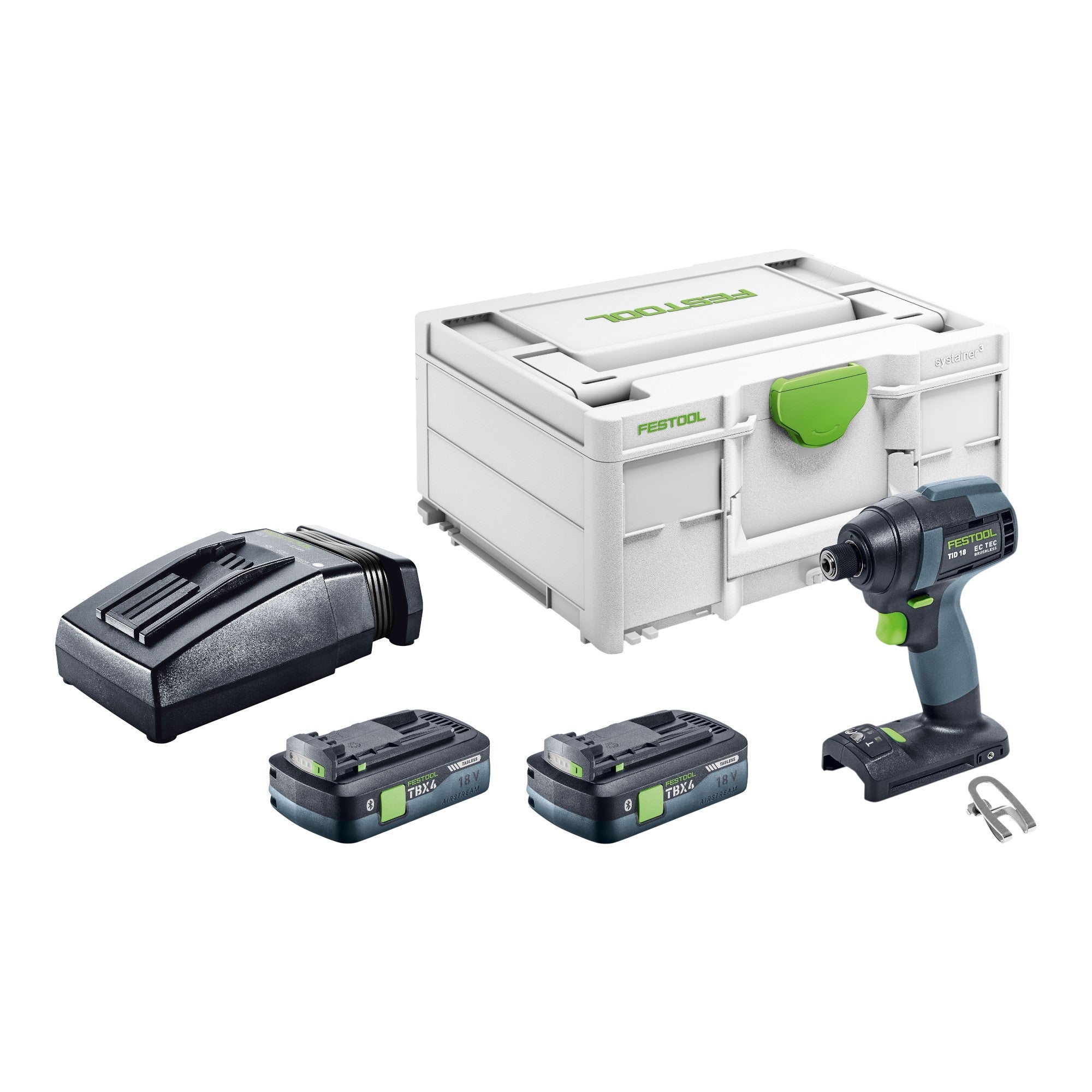 Festool TID 18 Basic Akku Schlagschrauber 18 V 180 Nm 1 4 Brushless 2x Akku 4 0 Ah Ladegeraet Systainer 0 - toolbrothers