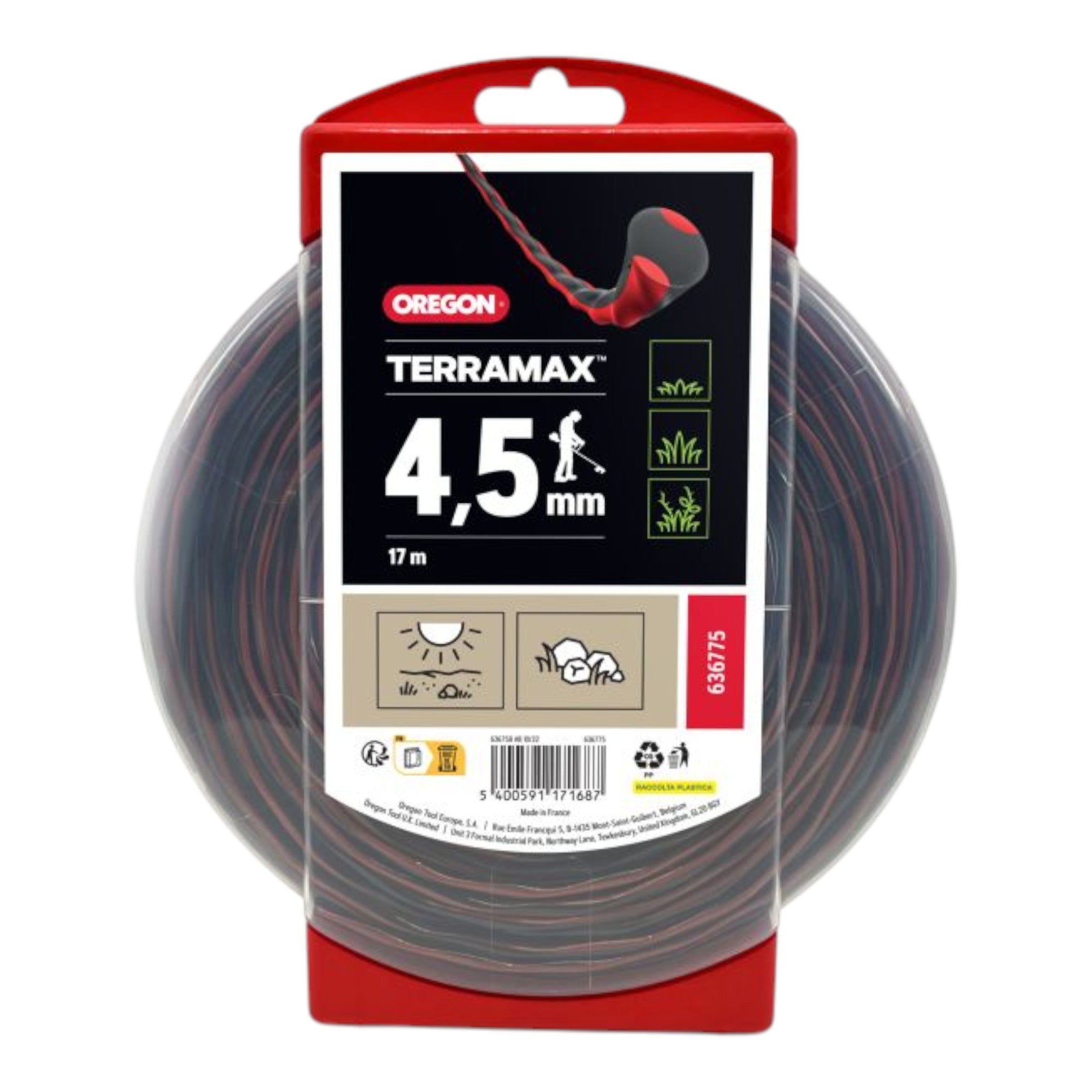 Oregon TerraMax Maehfaden 4 5 mm x 17 m 636775  0 - toolbrothers
