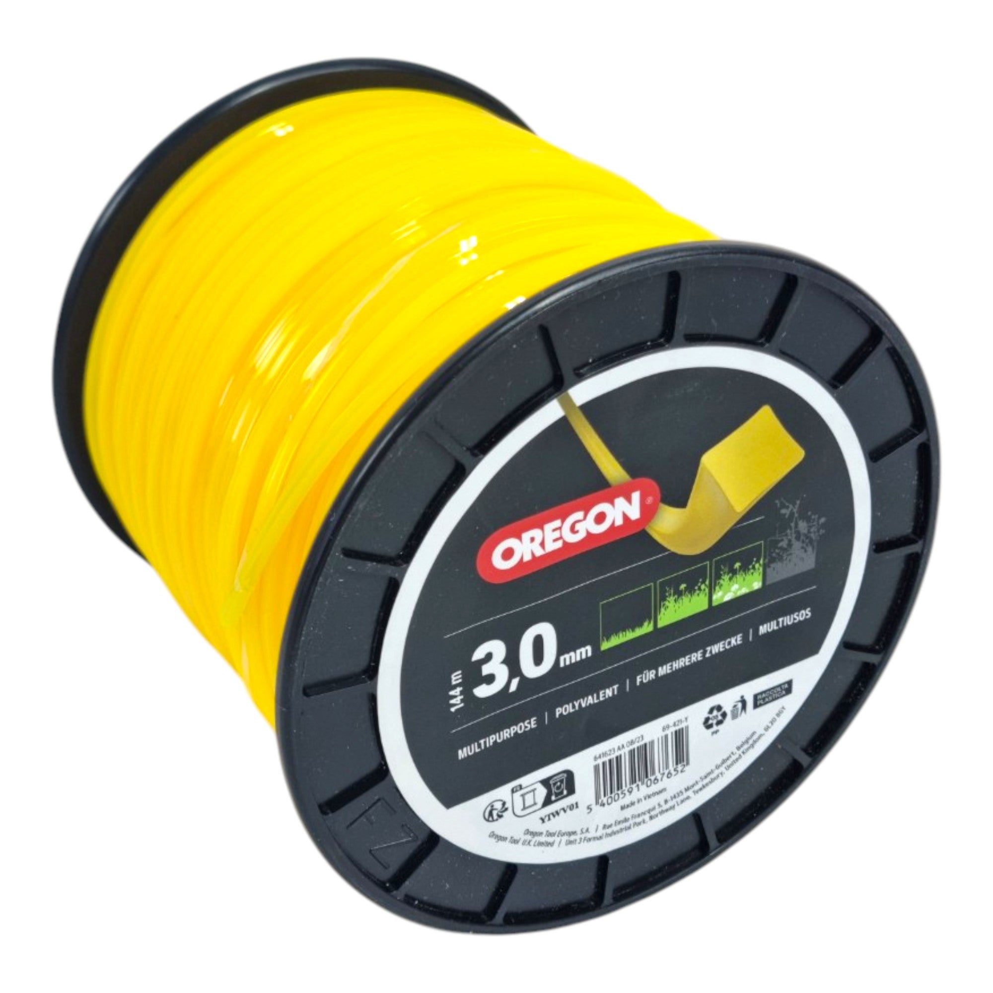 Oregon Quadratischer Maehfaden Gelb 3 0 mm x 144 m 69 421 Y  0 - toolbrothers