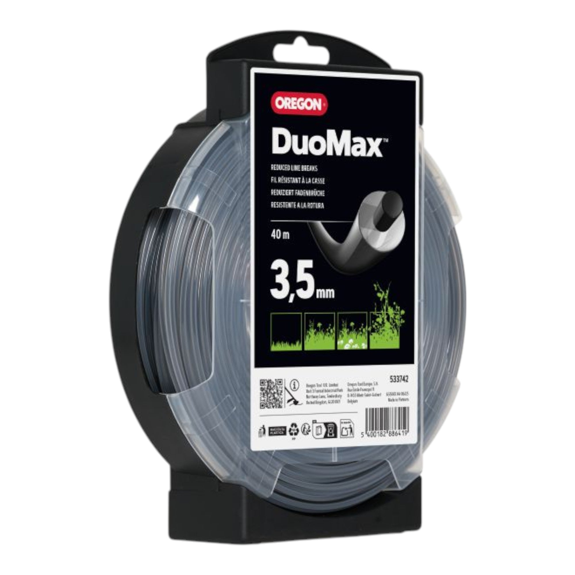 Oregon Freischneidefaden Duoline 3 5 mm 40 Meter 533742  1 - toolbrothers