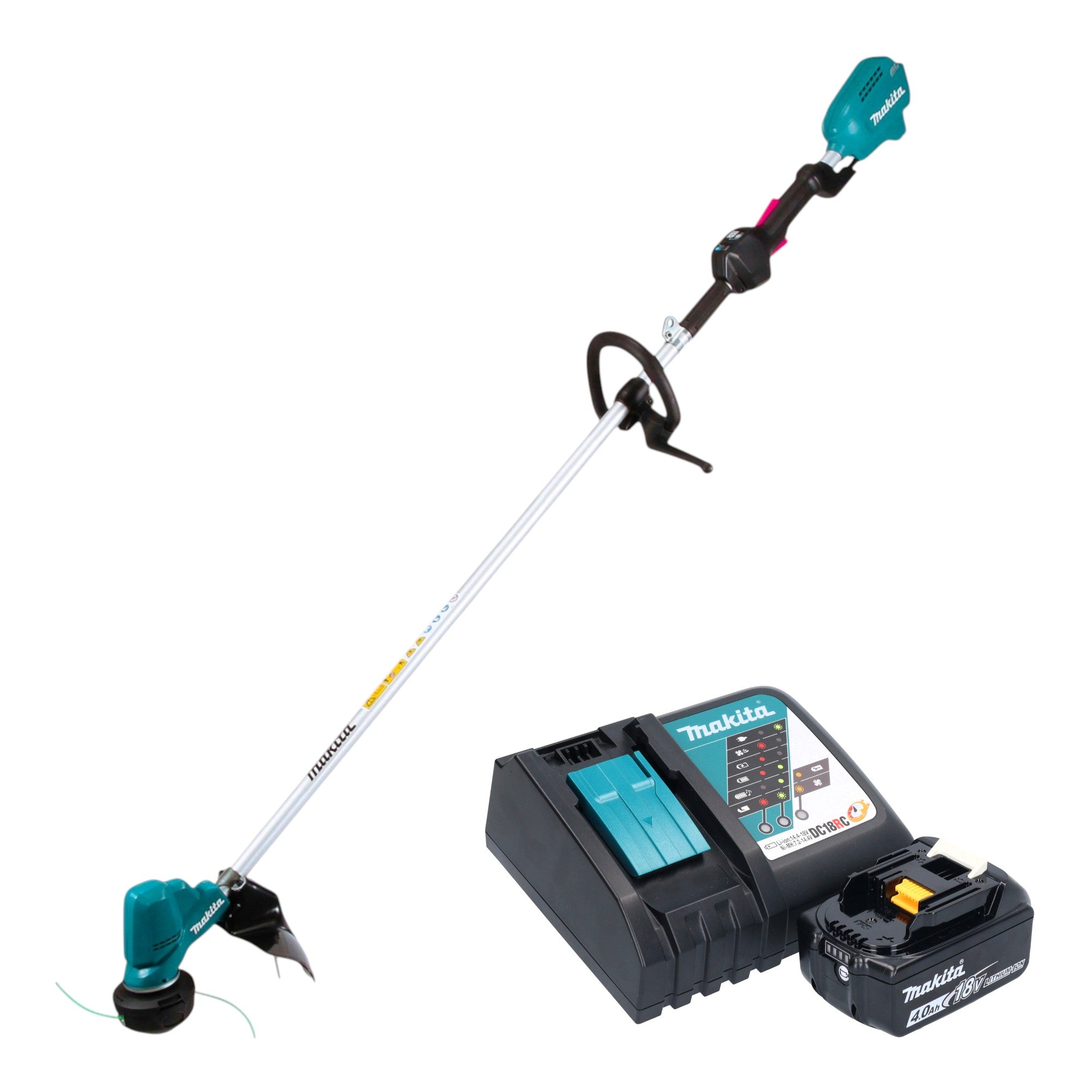 Makita DUR 190 LRMX9 Akku Rasentrimmer 18 V 300 mm Brushless 1x Akku 4 0 Ah Ladegeraet 0 - toolbrothers