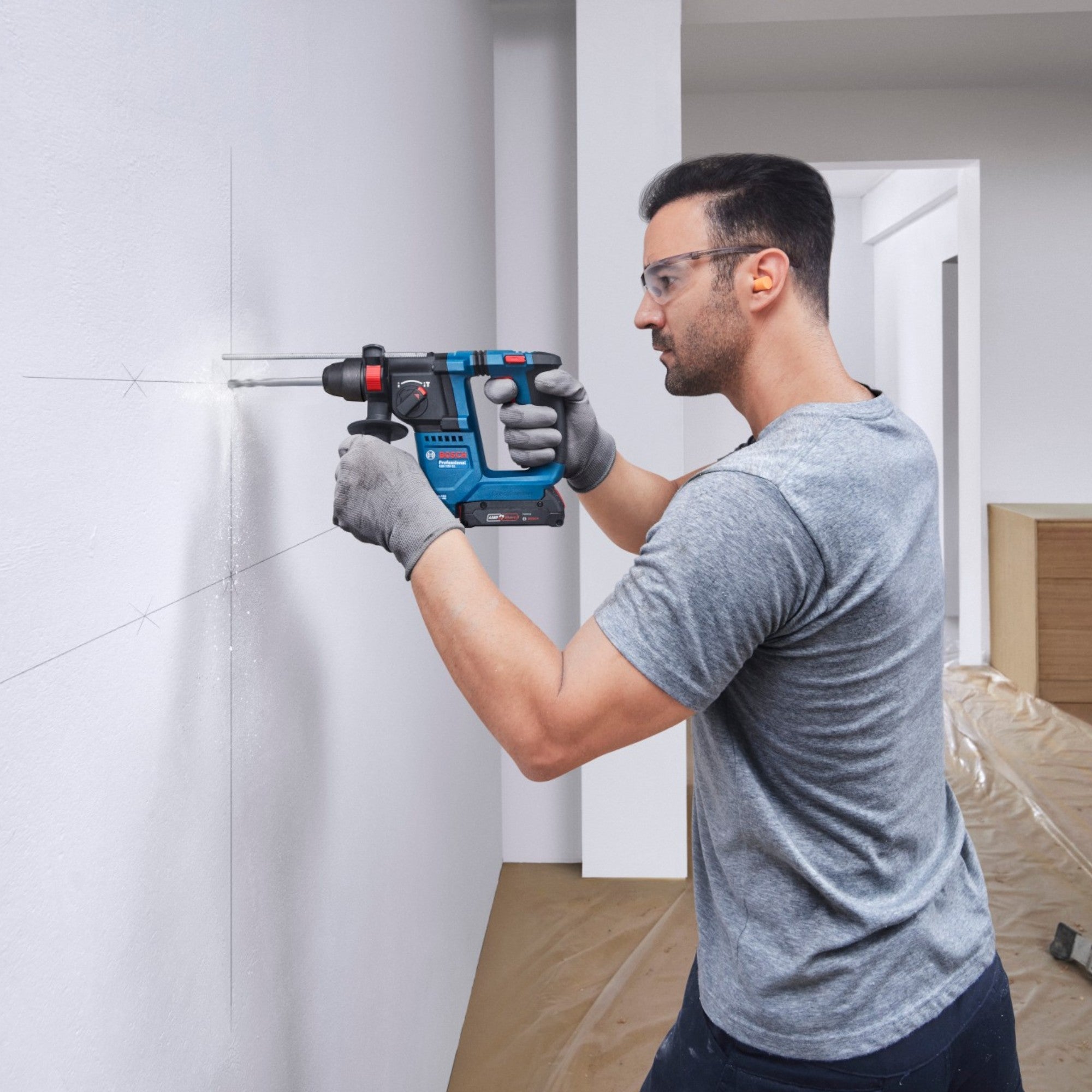 Bosch GBH 18V 18 Professional Akku Bohrhammer 18 V 1 5 J SDS plus Brushless 1x ProCORE Akku 4 0 Ah Ladegeraet 4 - toolbrothers