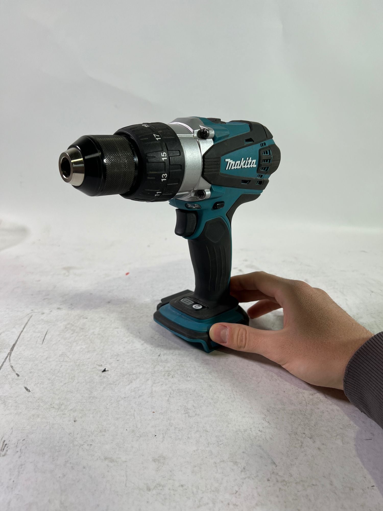 Makita DHP 458 Z Akku Schlagbohrschrauber 18 V 91 Nm Solo ohne Akku ohne Ladegeraet Unvollstaendig 0 - toolbrothers