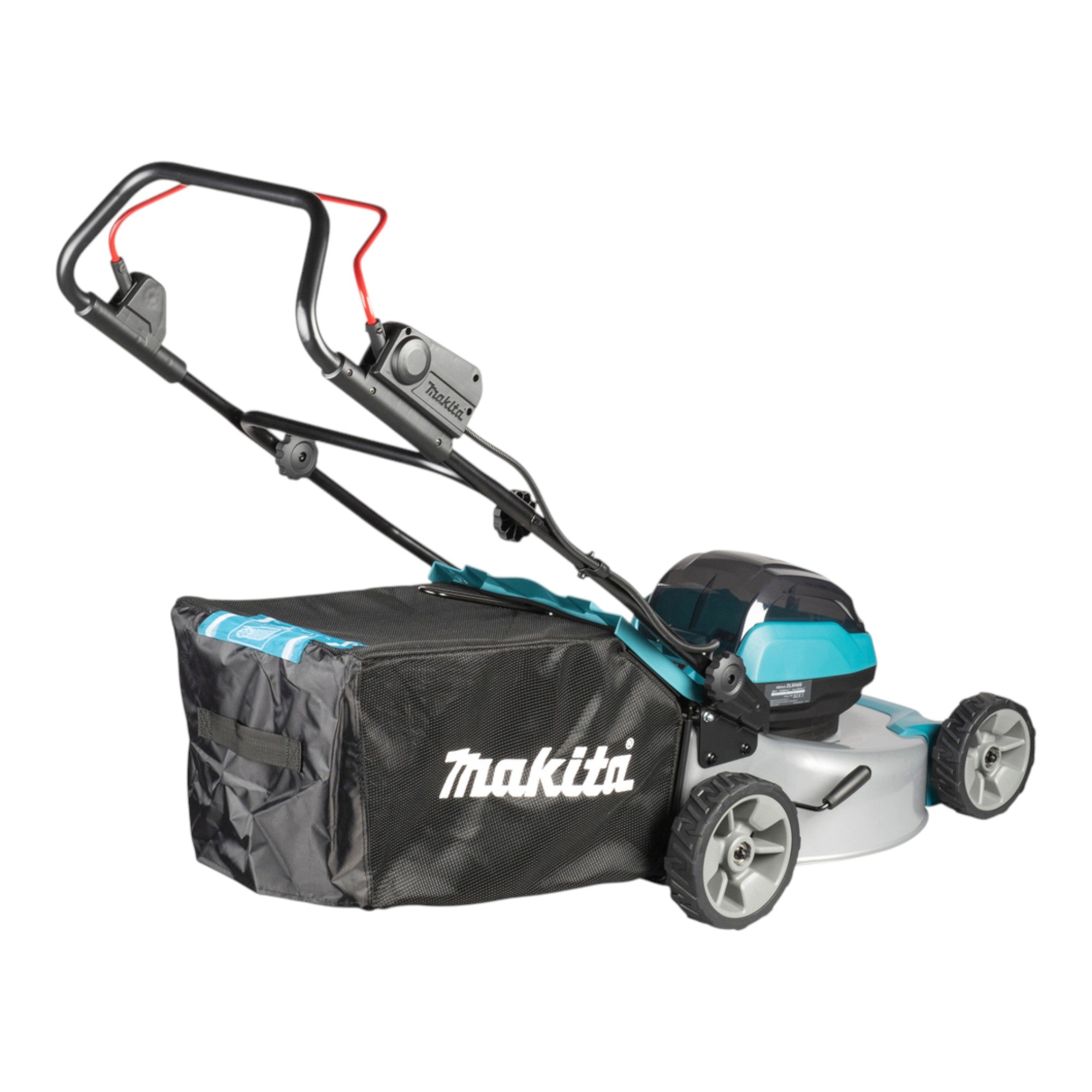 Makita DLM 466 PF4 Akku Rasenmaeher 36 V 2x 18 V 46 cm Brushless 4x Akku 3 0 Ah Ladegeraet 2 - toolbrothers