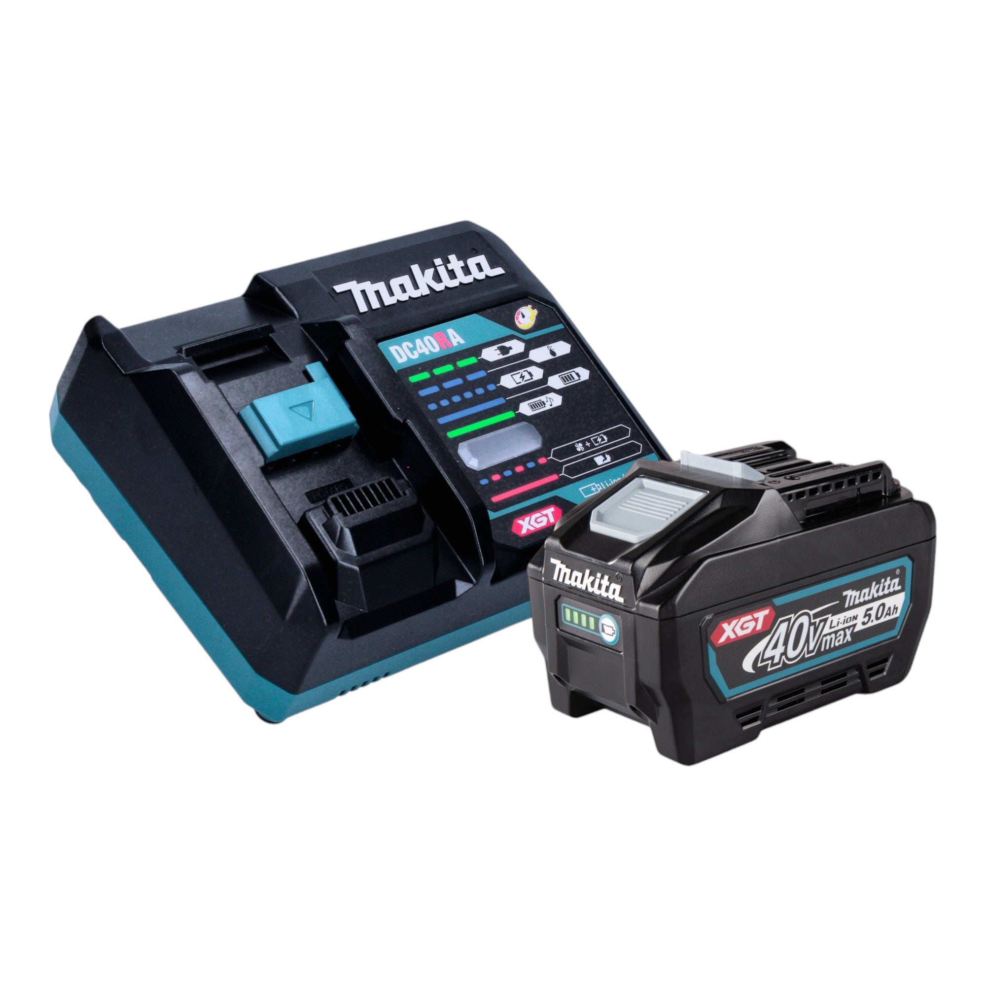 Makita AS 001 GT101 Akku Geblaese 40 V max Brushless 1x Akku 5 0 Ah Ladegeraet Makpac 3 - toolbrothers