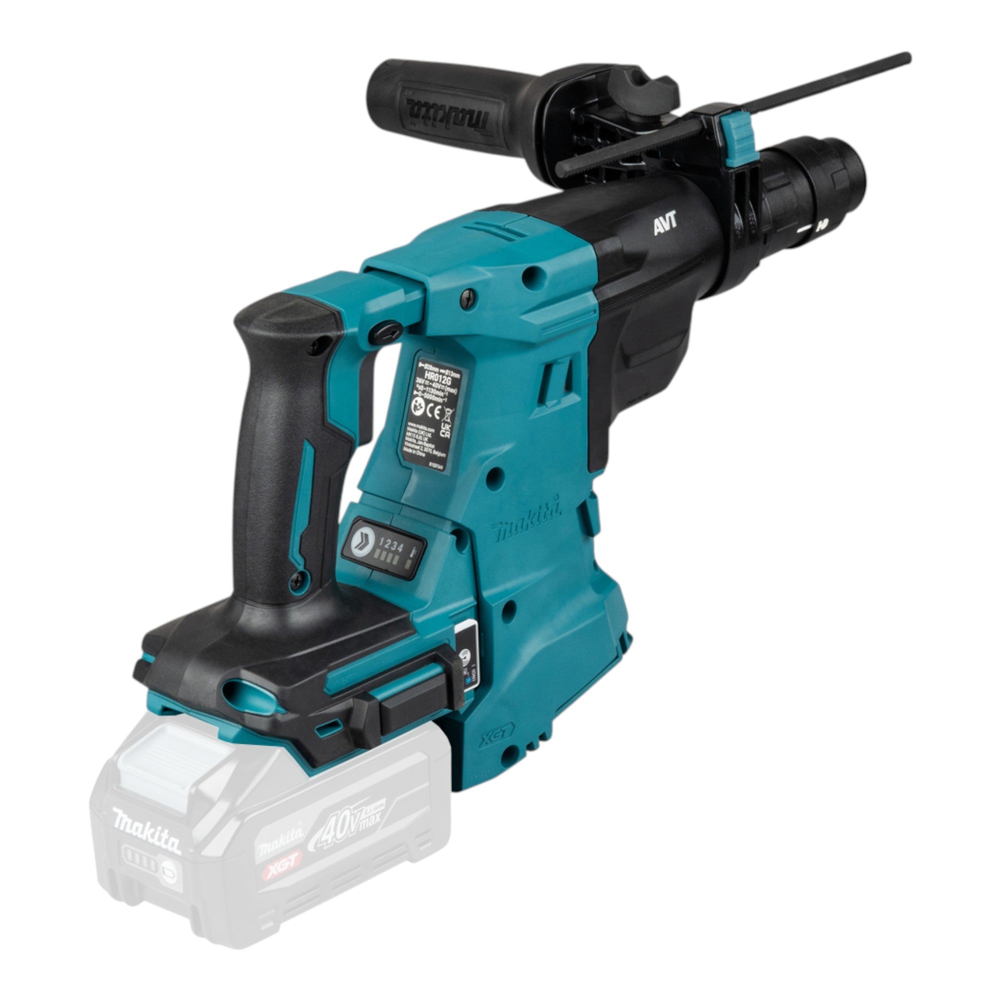 Makita HR 012 GE201 Akku Kombihammer 40 V max 3 3 J SDS plus Brushless 2x Akku 8 0 Ah Ladegeraet 3 - toolbrothers