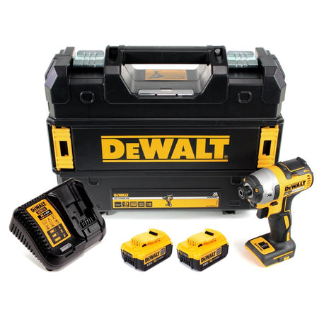 DeWalt DCF 887 M2T Akku Schlagschrauber 18 V 205 Nm 1/4" Brushless + 2x Akku 4,0 Ah + Ladegerät + TSTAK - Toolbrothers