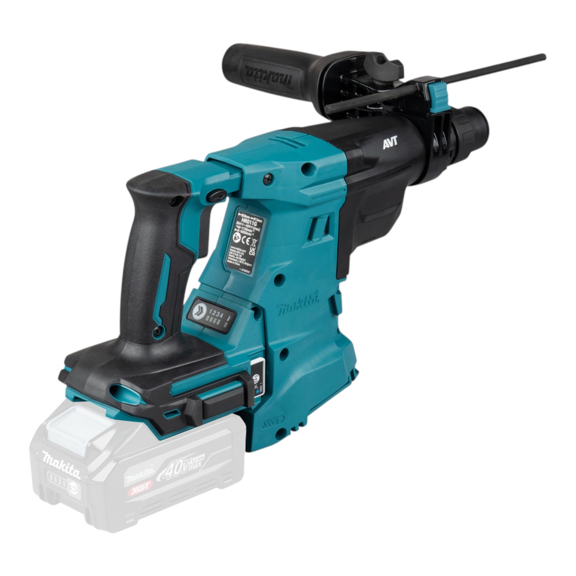 Makita HR 011 GM101 Akku Kombihammer 40 V max 3 3 J SDS plus Brushless 1x Akku 4 0 Ah Ladegeraet 3 - toolbrothers