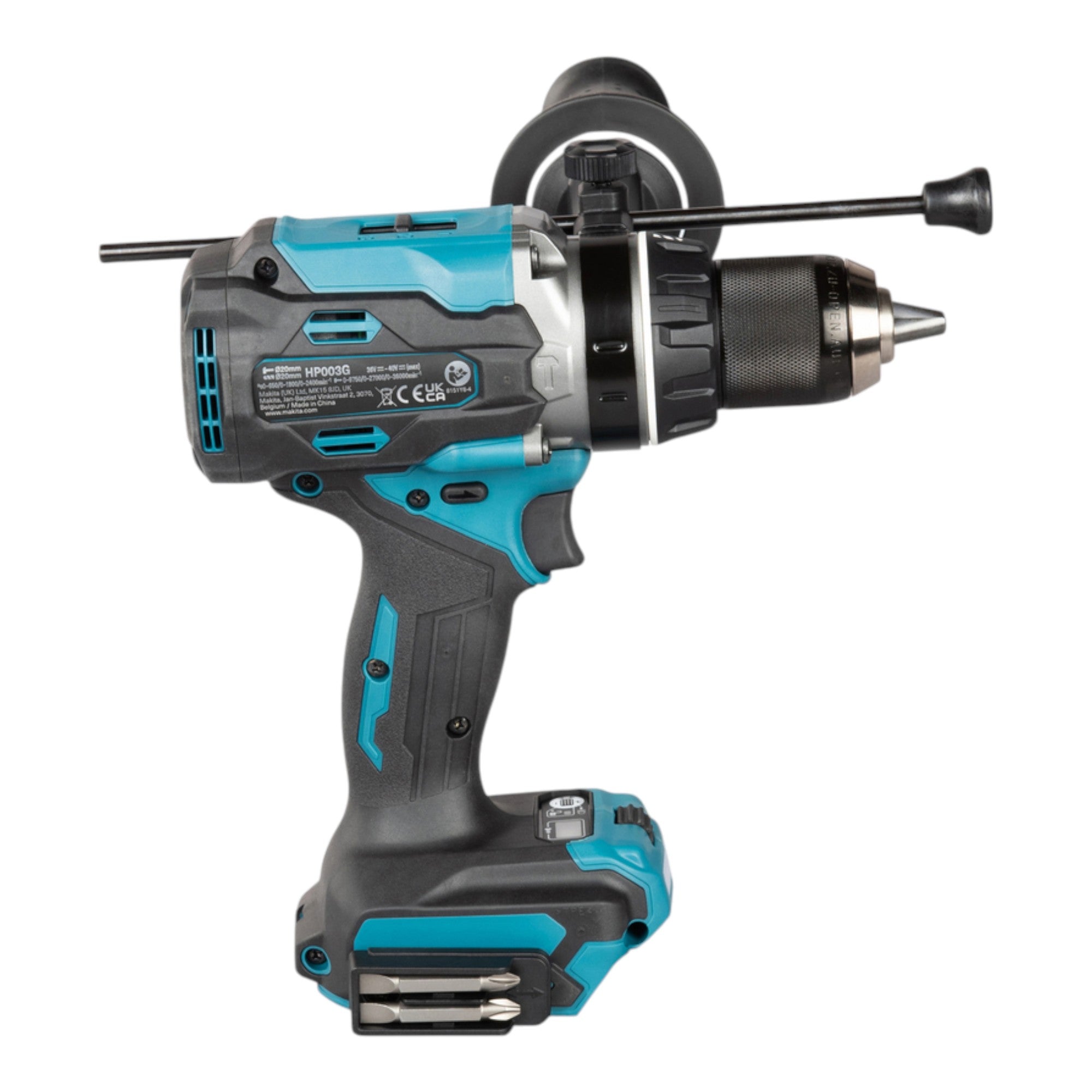Makita HP 003 GD1 Akku Schlagbohrschrauber 40 V max 180 Nm Brushless 1x Akku 2 5 Ah ohne Ladegeraet 4 - toolbrothers
