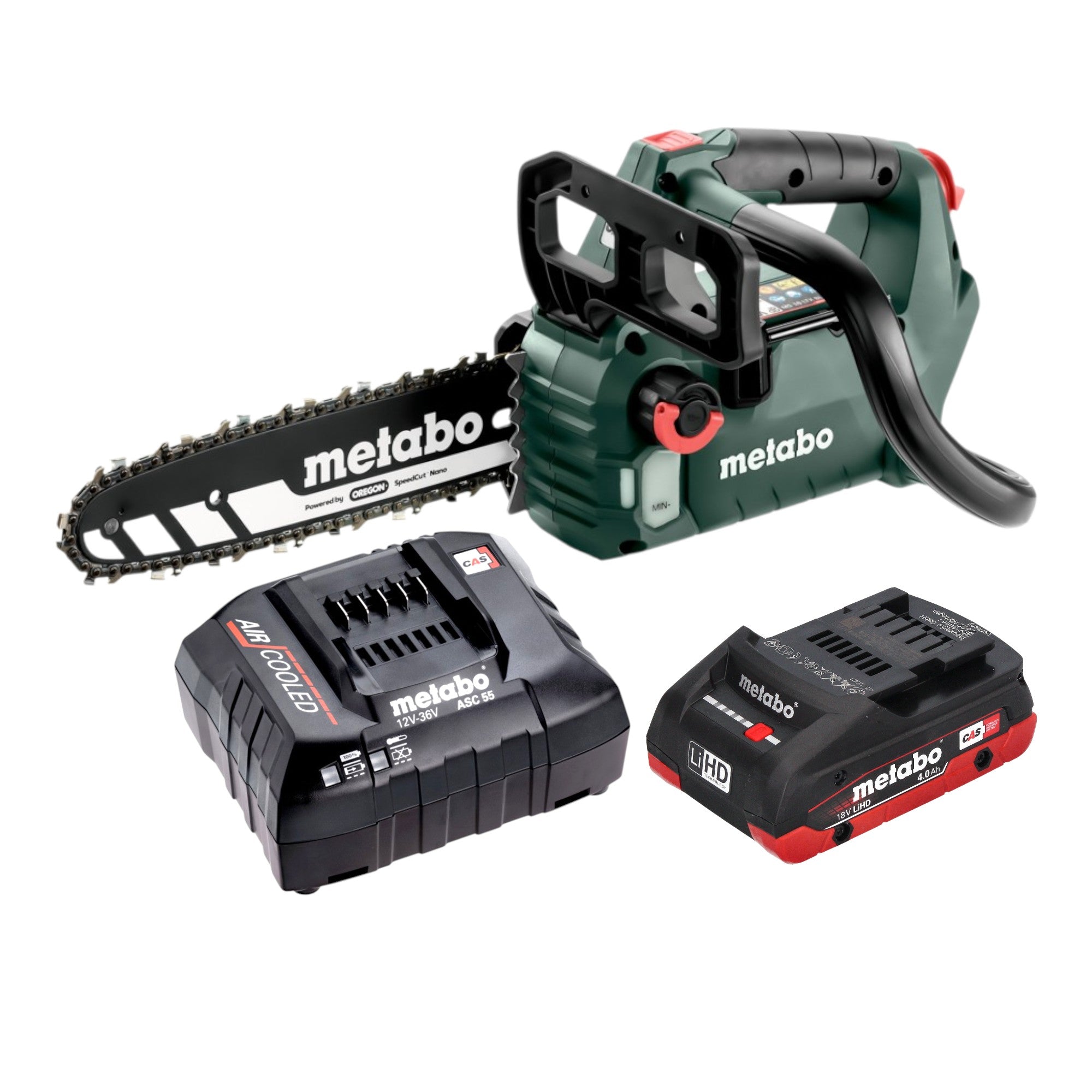 Metabo MS 18 LTX BL 25 Akku Kettensaege 18 V 25 cm Brushless 1x LiHD Akku 4 0 Ah Ladegeraet 0 - toolbrothers