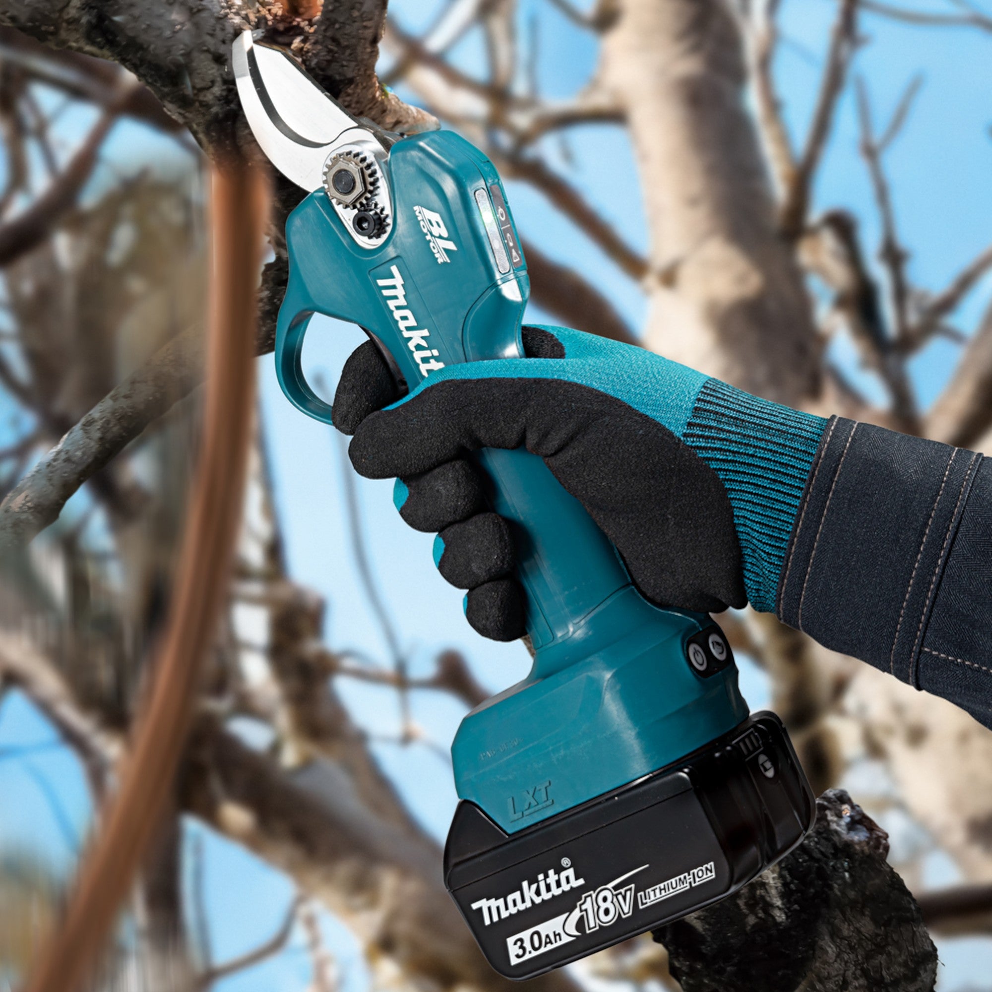 Makita DUP 181 SY Akku Astschere 18 V 30 mm Brushless 2x Akku 1 5 Ah Ladegeraet 3 - toolbrothers