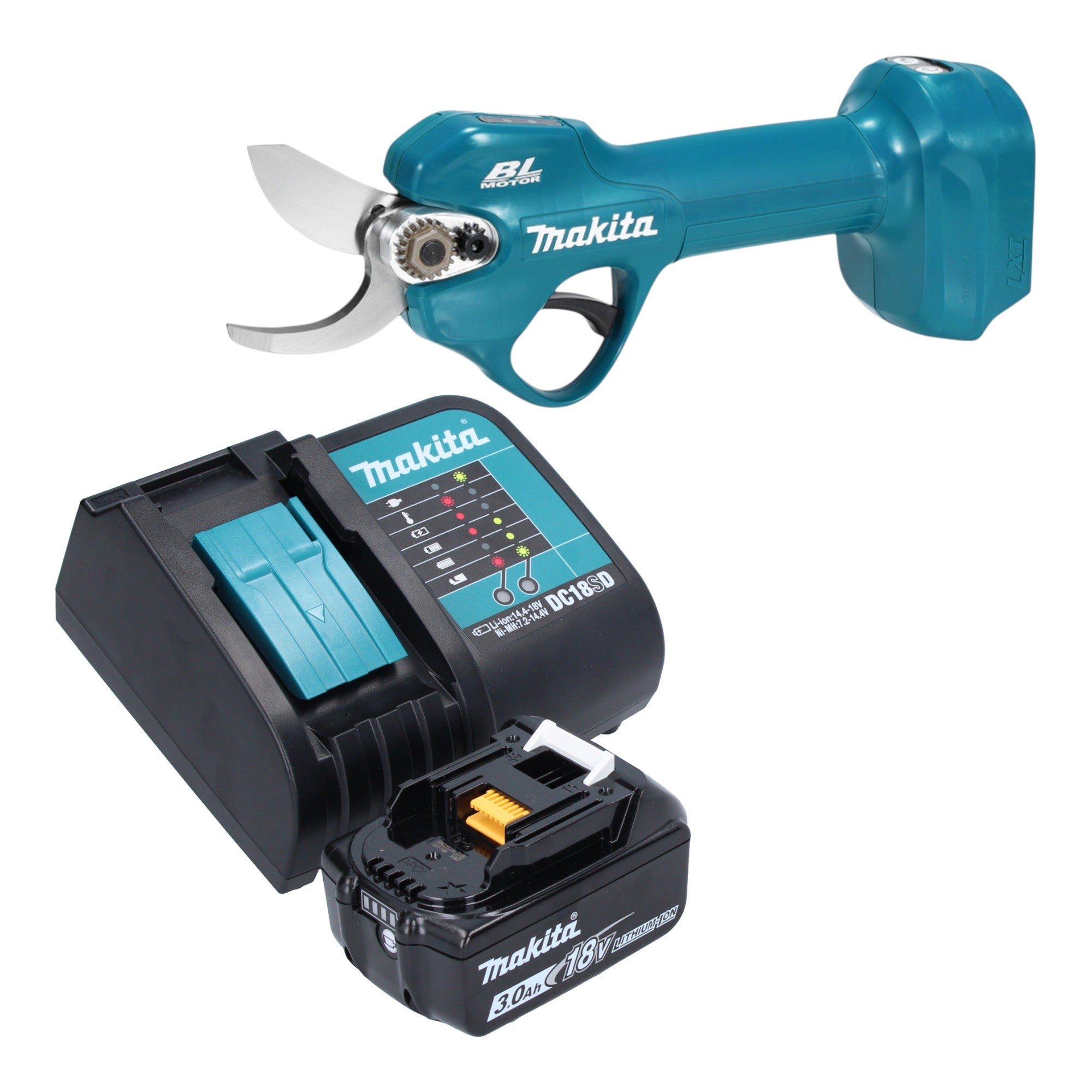 Makita DUP 181 SF1 Akku Astschere 18 V 30 mm Brushless 1x Akku 3 0 Ah Ladegeraet 0 - toolbrothers