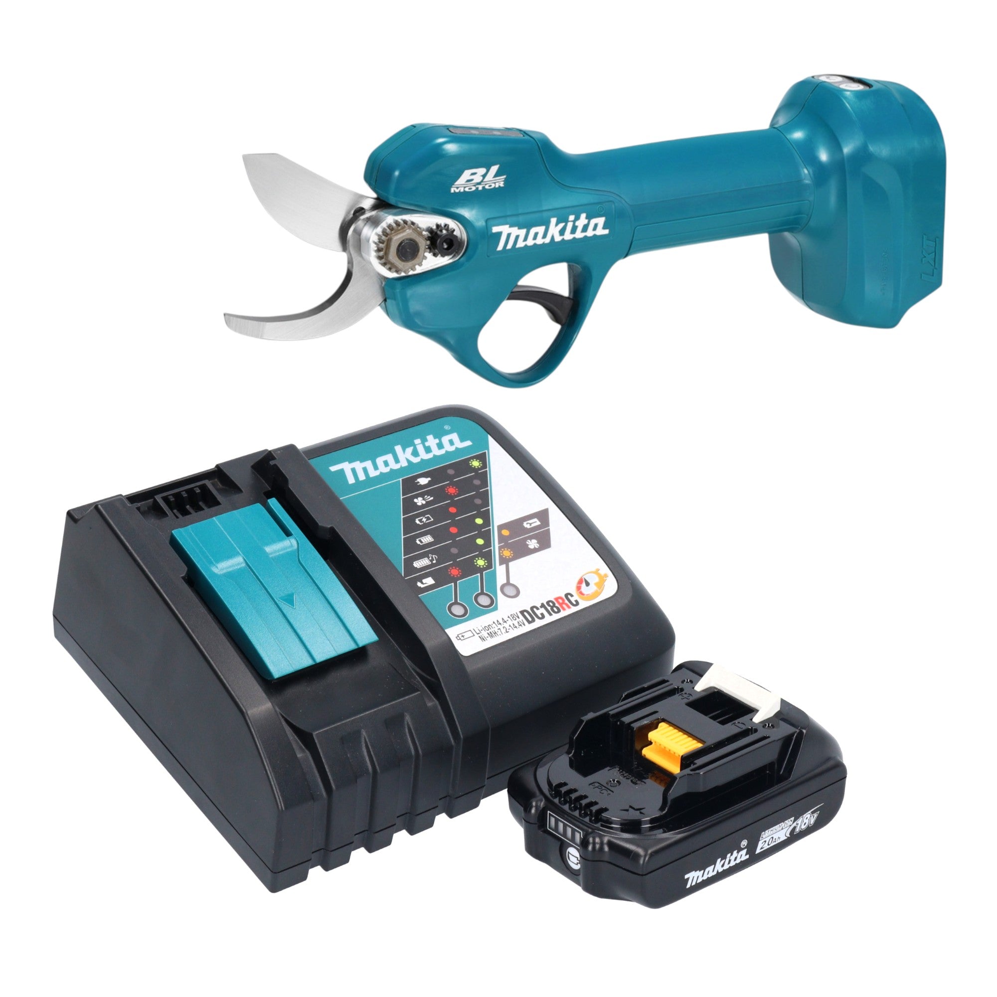 Makita DUP 181 RA1 Akku Astschere 18 V 30 mm Brushless 1x Akku 2 0 Ah Ladegeraet 0 - toolbrothers