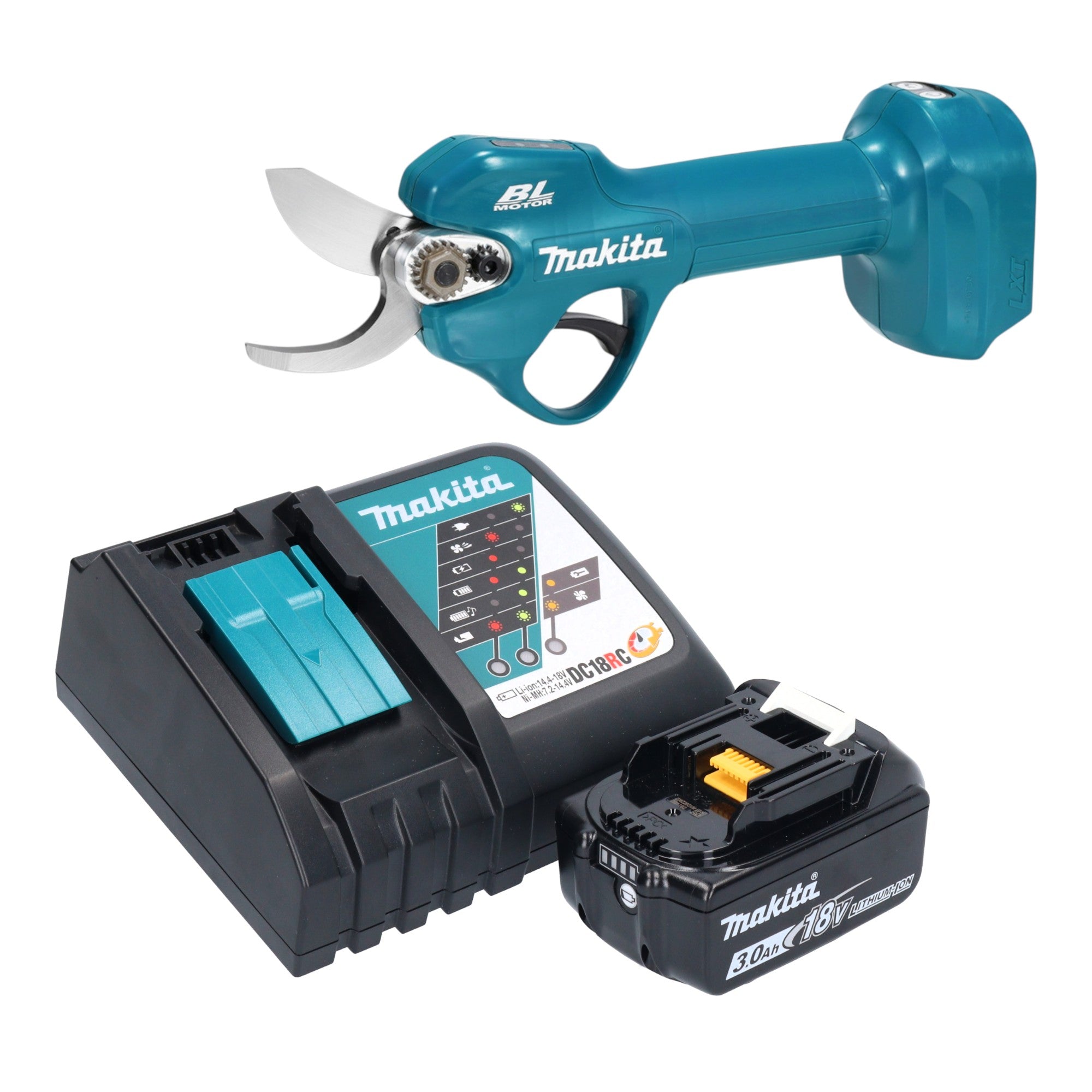 Makita DUP 181 RF1 Akku Astschere 18 V 30 mm Brushless 1x Akku 3 0 Ah Ladegeraet 0 - toolbrothers