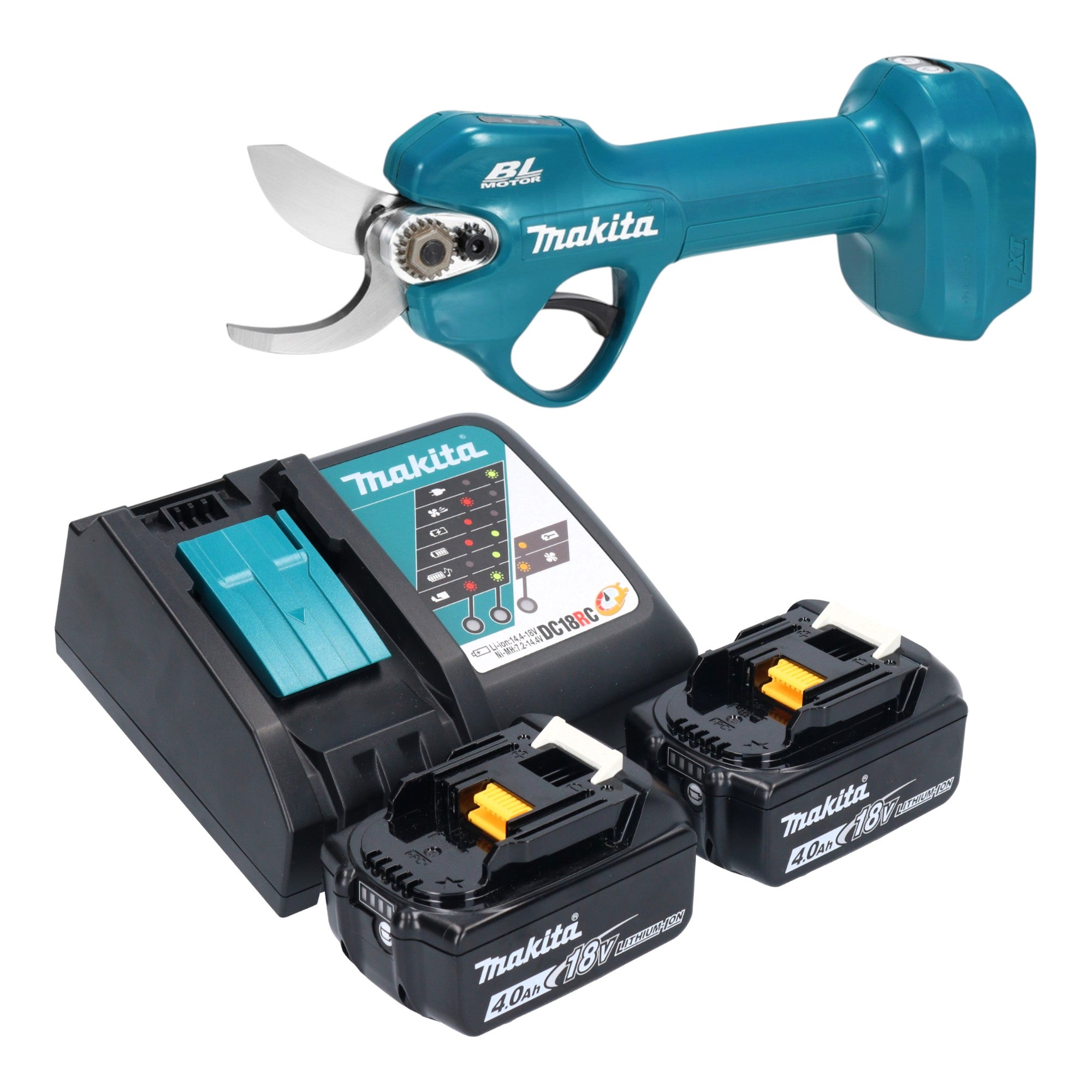 Makita DUP 181 RM Akku Astschere 18 V 30 mm Brushless 2x Akku 4 0 Ah Ladegeraet 0 - toolbrothers