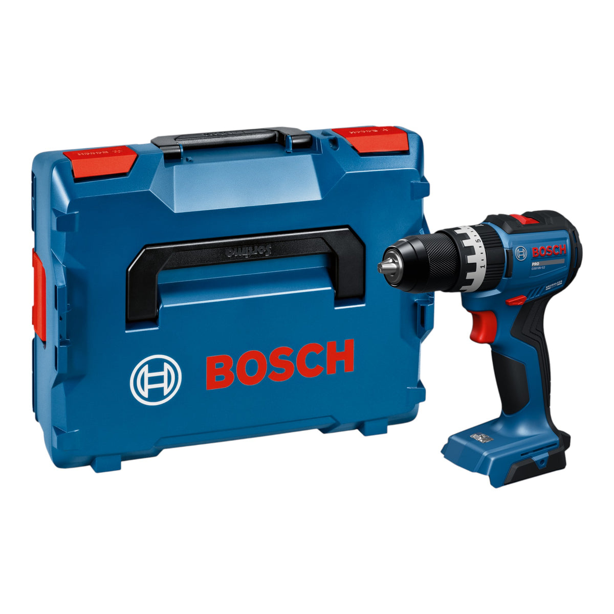 Bosch GSB 18V-52 Professional Avvitatore a percussione a batteria 18 V 70 Nm ( 06019S0121 ) Brushless + L-Boxx - senza batteria, senza caricabatterie