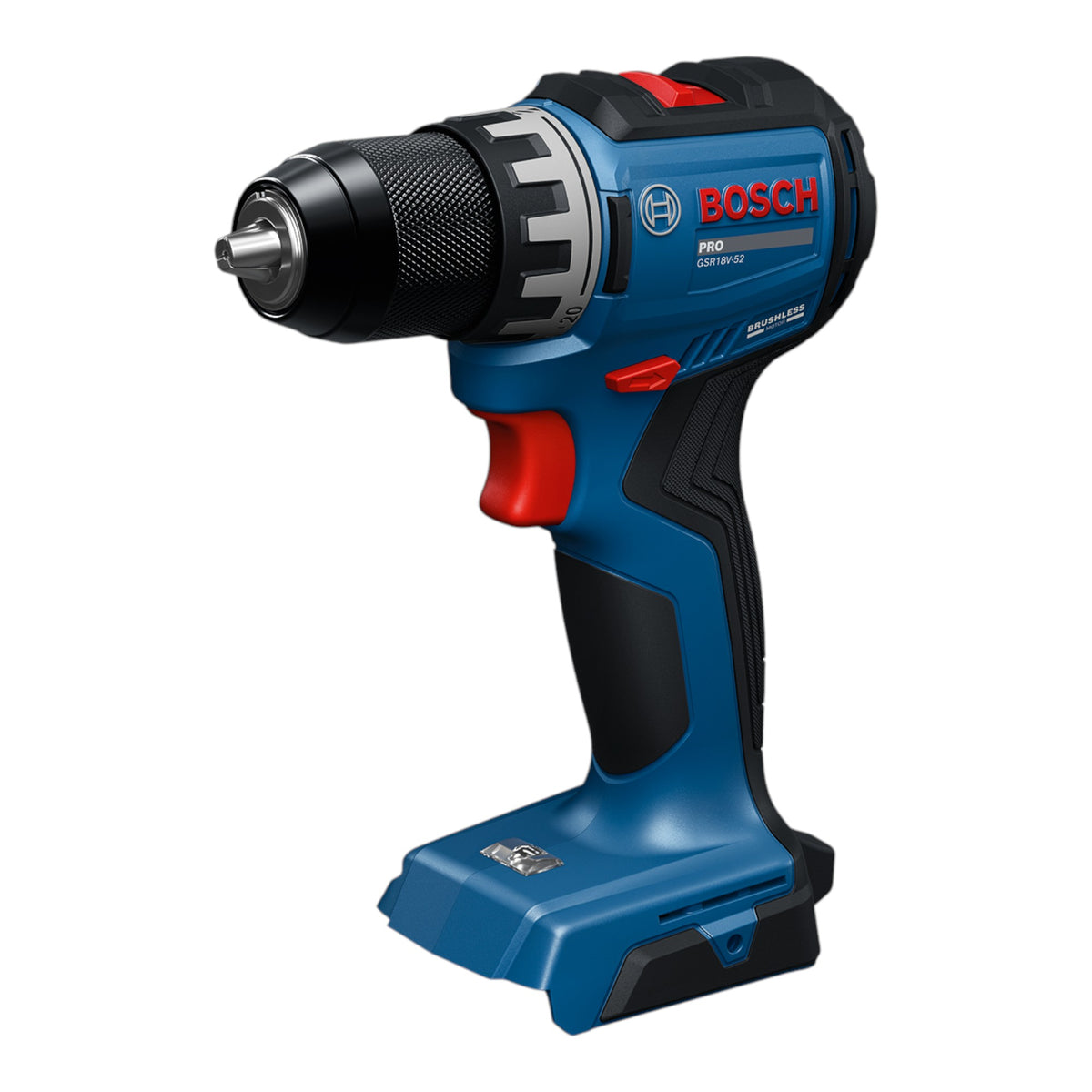 Trapano avvitatore a batteria Bosch GSR 18V-52 Professional 18 V 70 Nm ( 06019S0020 ) Brushless Solo - senza batteria, senza caricabatterie