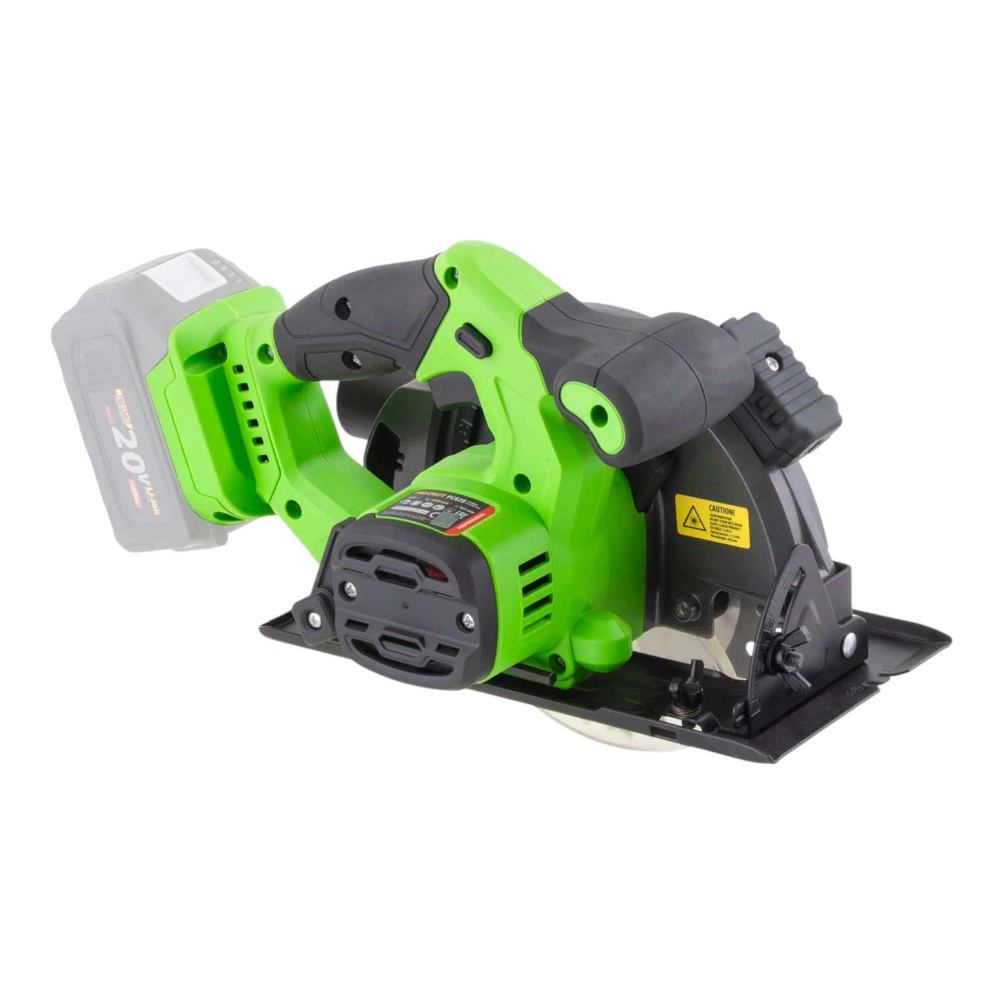 Procraft PCA28bb Akku Kreissaege 20 V 165 mm Brushless 1x Akku 4 0 Ah ohne Ladegeraet 4 - toolbrothers
