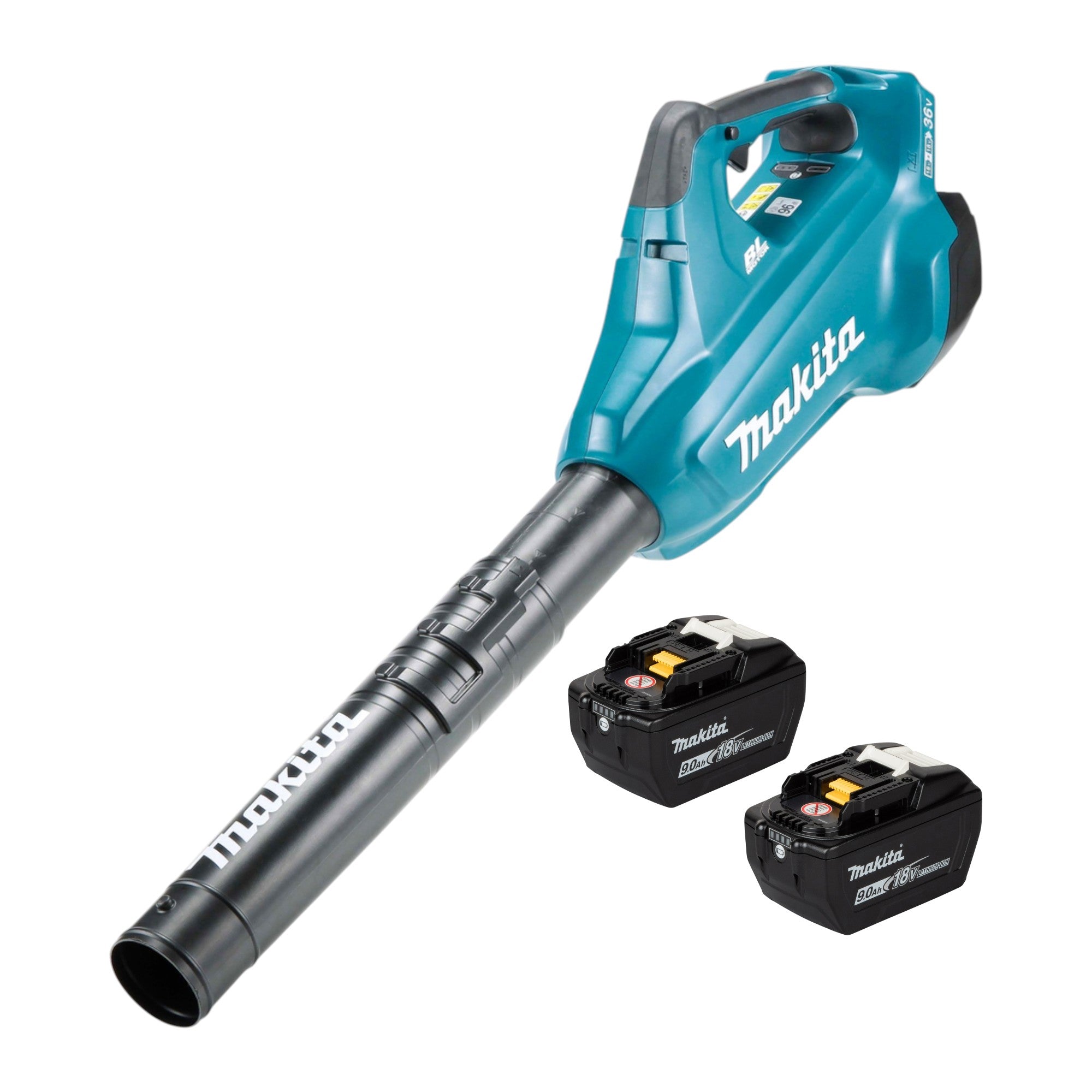 Makita DUB 362 Z Akku Laubblaeser Geblaese 18 V 2x 18 V 2x Akku 9 0 Ah ohne Ladegeraet 0 - toolbrothers