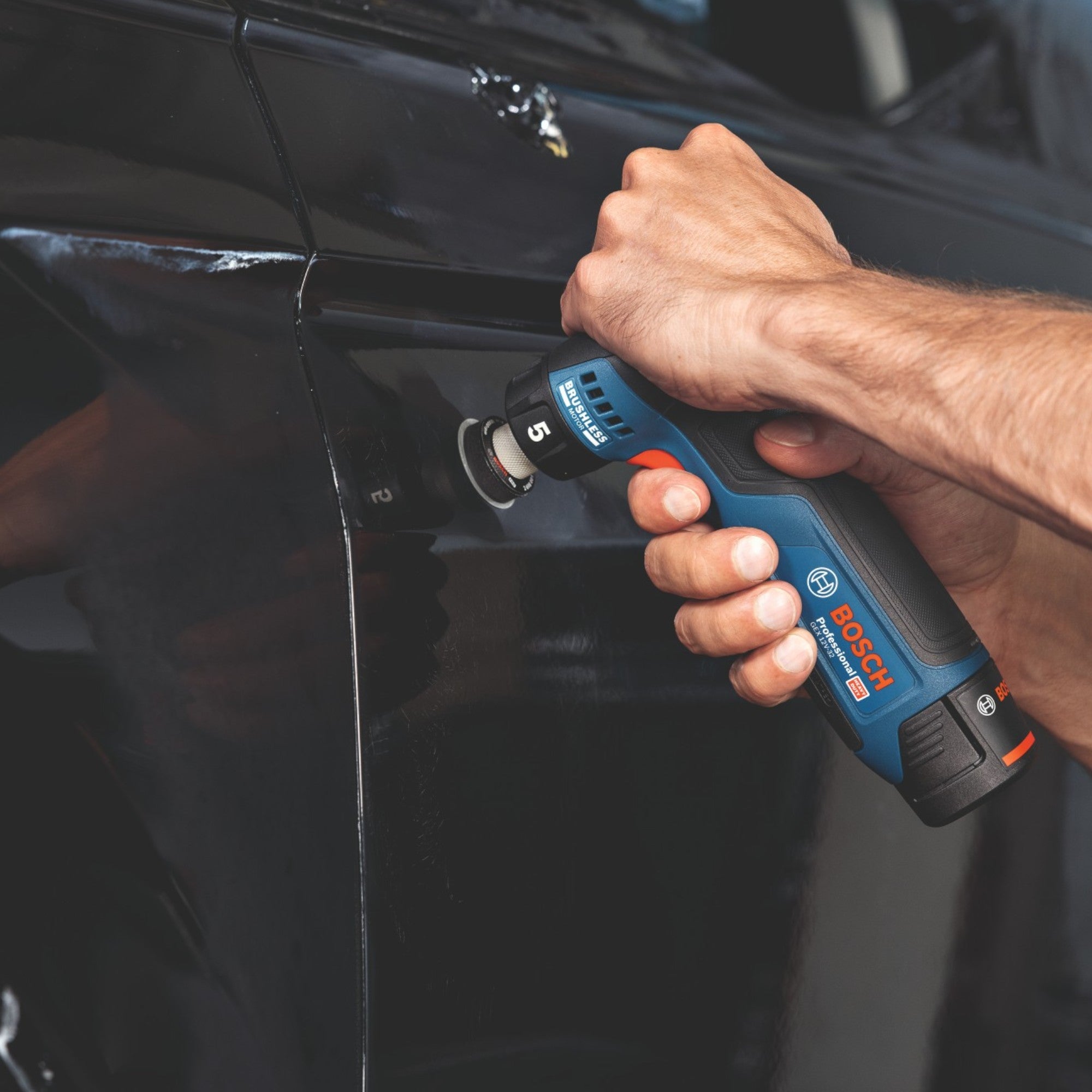 Bosch GEX 12V 32 Akku Exzenterschleifer 12 V 32 mm Brushless 1x Akku 6 0 Ah ohne Ladegeraet 4 - toolbrothers