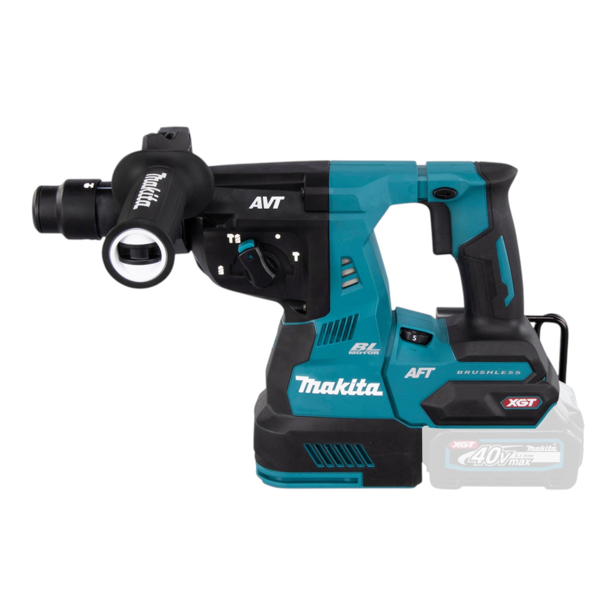 Makita HR 002 GU201 Akku Bohrhammer 40 V max 2 9 J SDS plus Brushless 2x Akku 4 0 Ah Ladegeraet 1 - toolbrothers