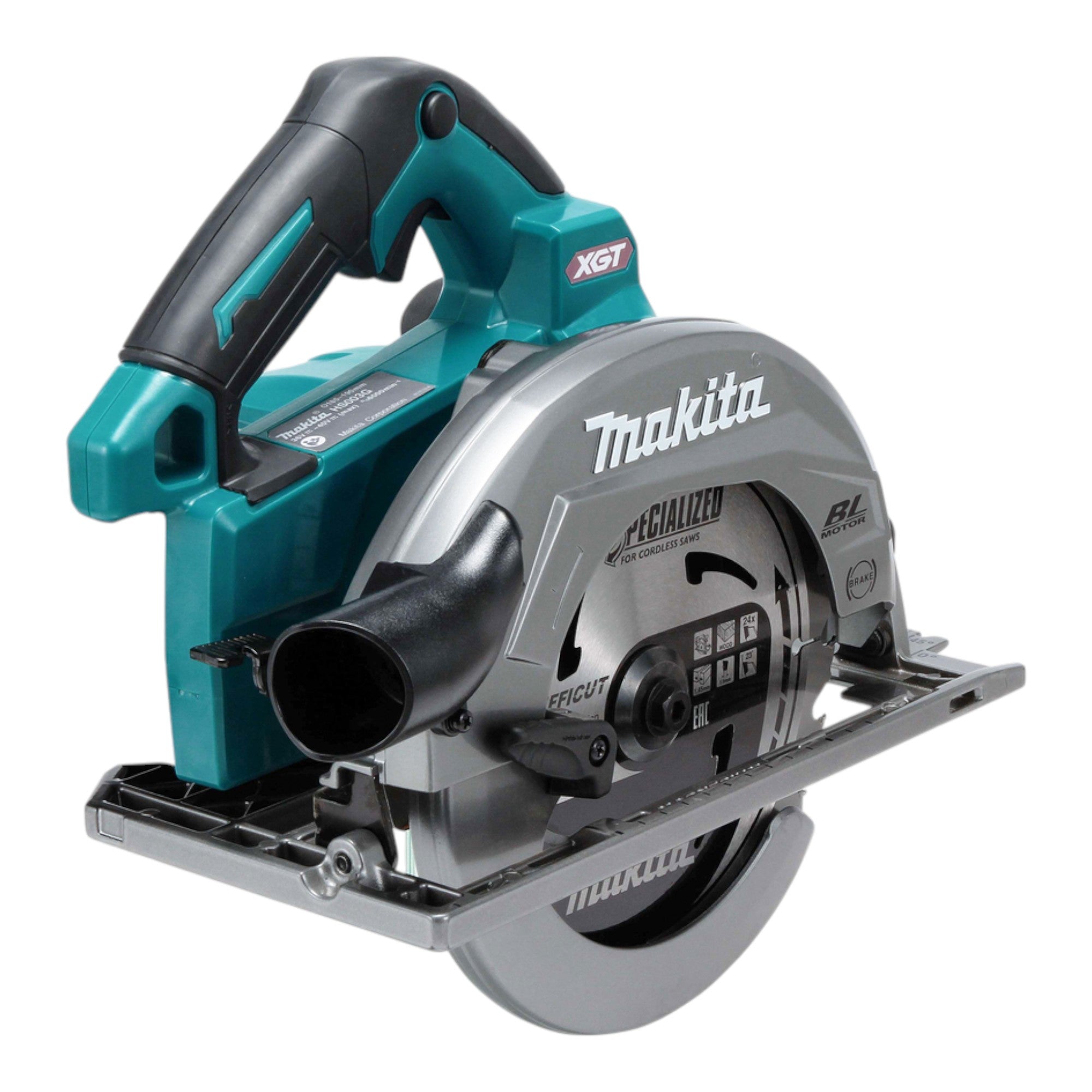 Makita HS 003 GT201 Akku Handkreissaege 40 V max 190 mm Brushless 2x Akku 5 0 Ah Ladegeraet Makpac 4 - toolbrothers