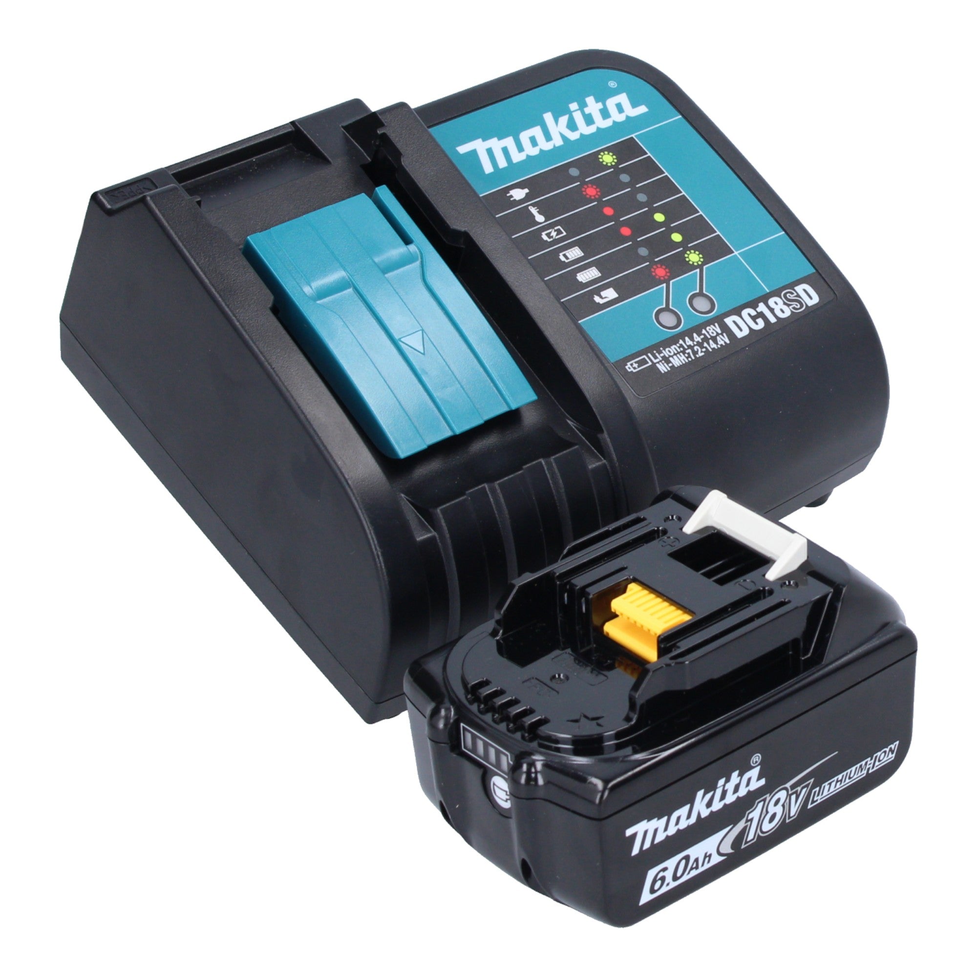 Makita DTD 201 SG1J Akku Schlagschrauber 18 V 210 Nm Brushless 1x Akku 6 0 Ah Ladegeraet Makpac 3 - toolbrothers