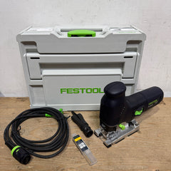 Festool TRION PS 300 EQ Plus Pendelstichsaege 720 W 576041 2x Saegeblatt Splitterschutz systainer Nachfolger von 576615 Leicht Gebraucht 0 - toolbrothers