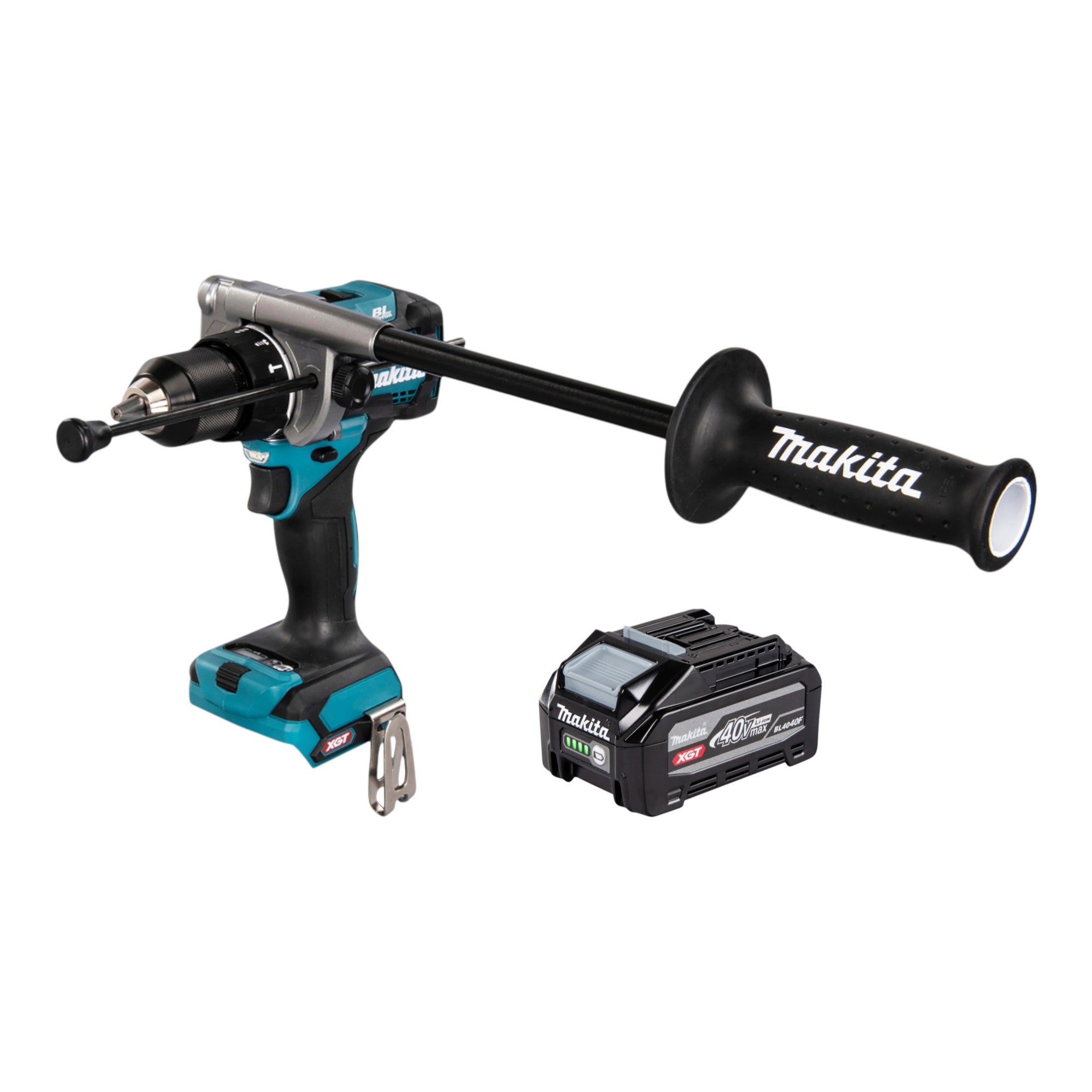 Makita HP 001 GU1 Akku Schlagbohrschrauber 40 V max 140 Nm Brushless 1x Akku 4 0 Ah ohne Ladegeraet 0 - toolbrothers