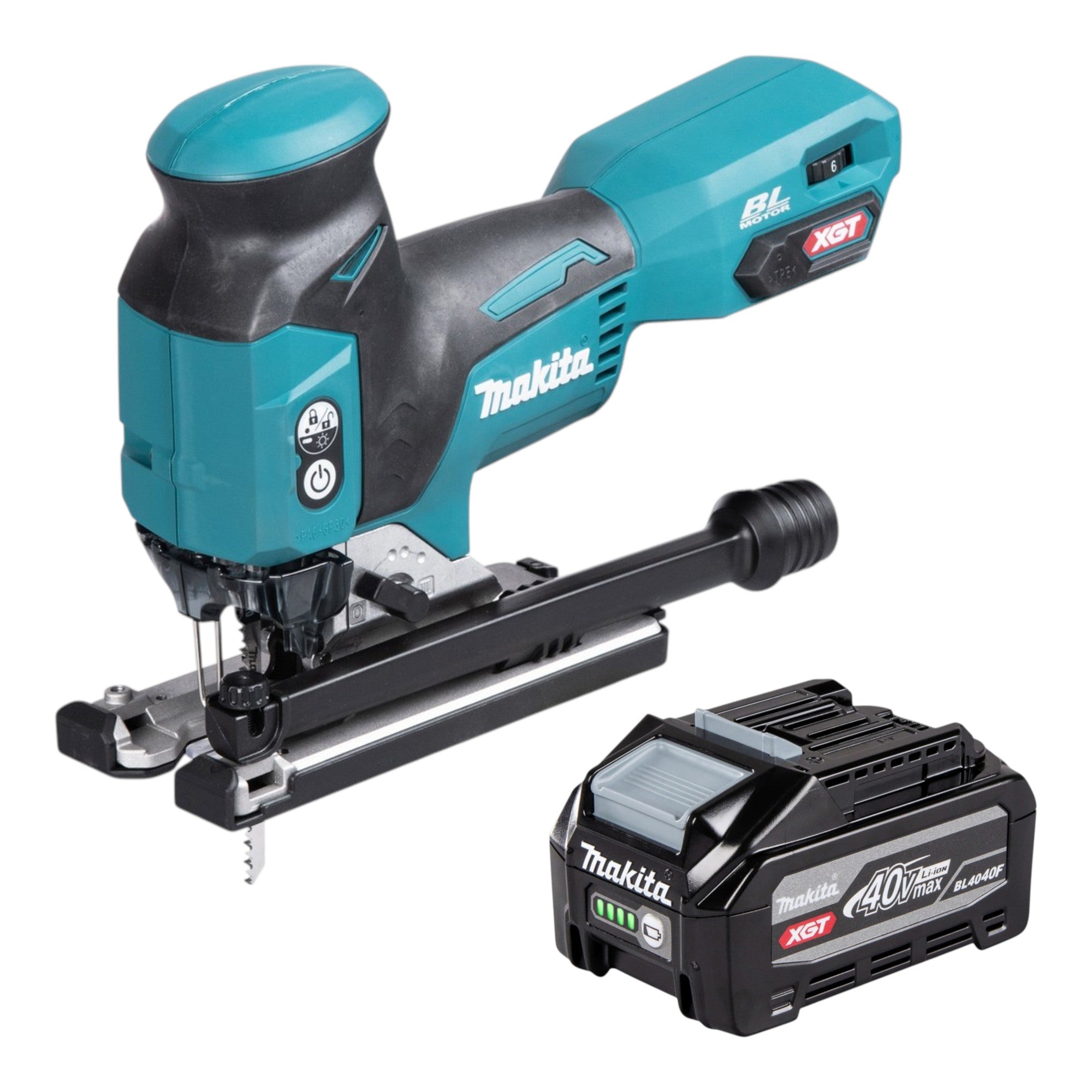 Makita JV 001 GU1 Akku Stichsaege 40 V max 135 mm Brushless 1x Akku 4 0 Ah ohne Ladegeraet 0 - toolbrothers