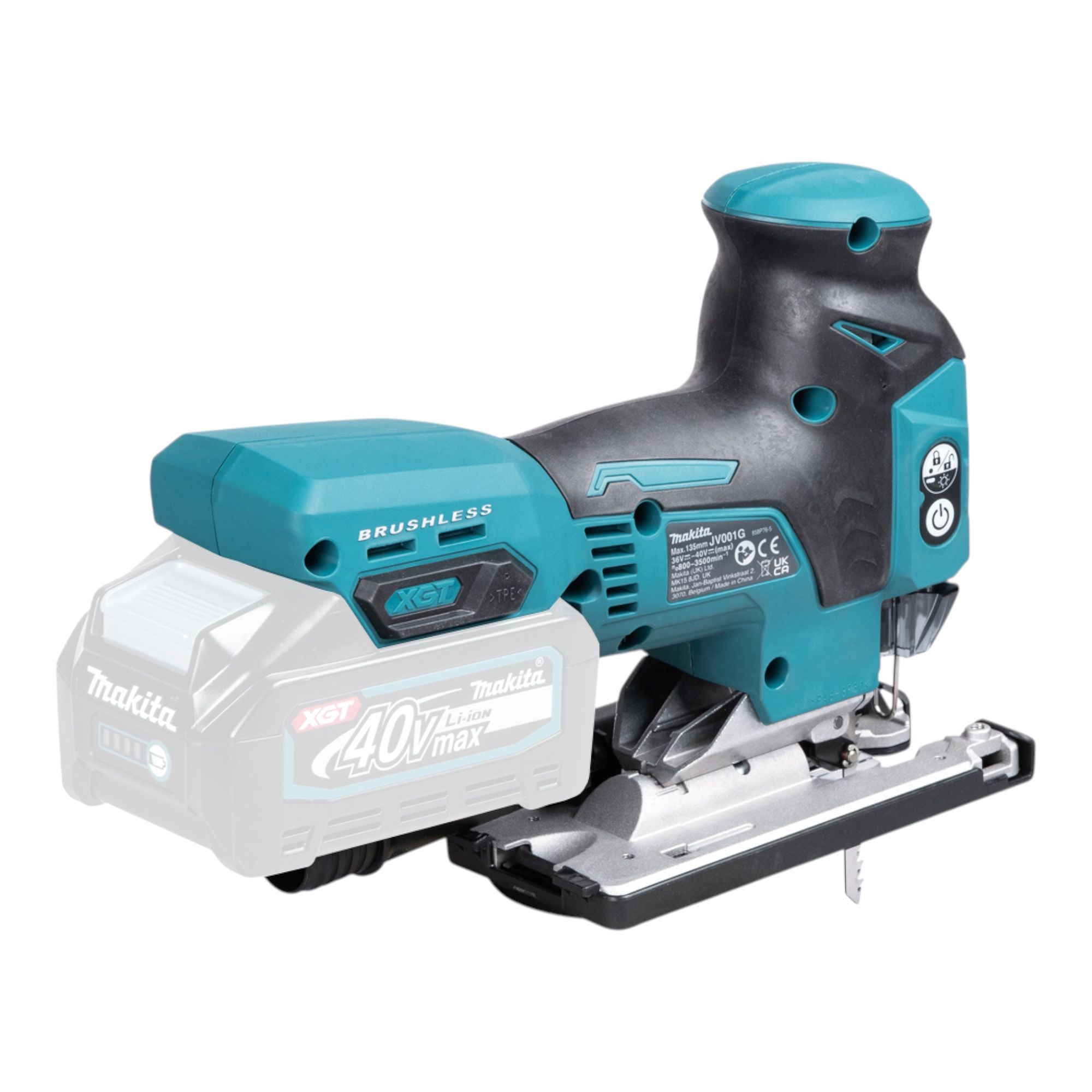 Makita JV 001 GU1 Akku Stichsaege 40 V max 135 mm Brushless 1x Akku 4 0 Ah ohne Ladegeraet 2 - toolbrothers