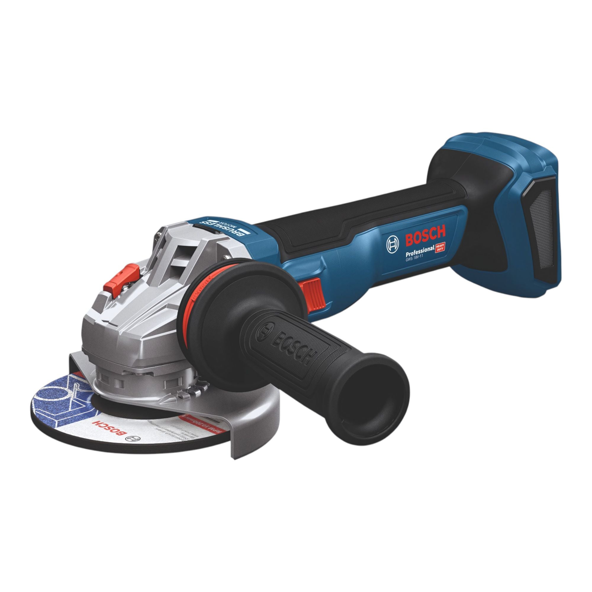 Bosch GWS 18V 11 Professional Akku Winkelschleifer 18 V 125 mm Brushless 1x Akku 5 0 Ah Ladegeraet L Boxx 1 - toolbrothers