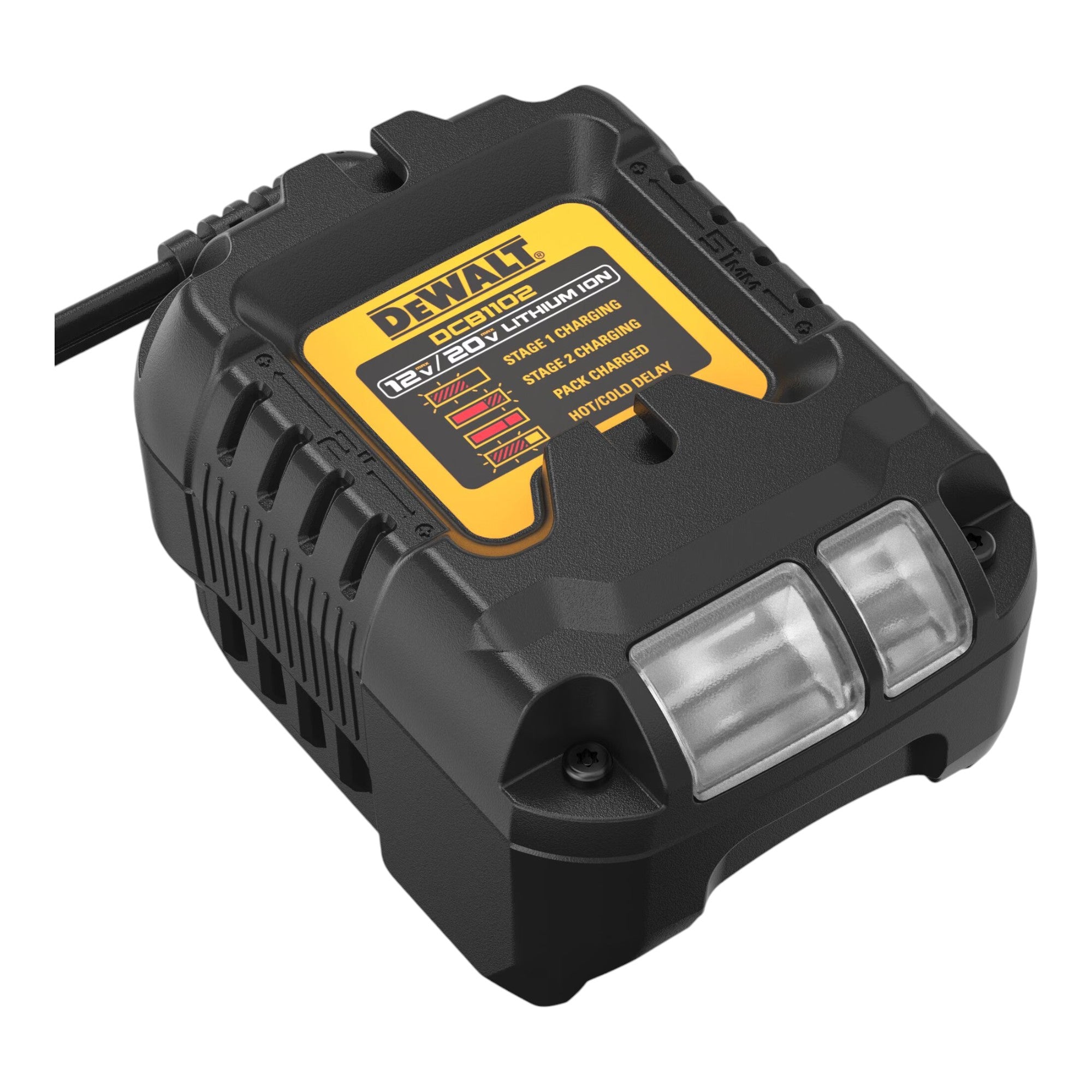 DeWalt DCB 1102 D1T Akku Starter Set 18 V mit 1x Akku 2 0 Ah DCB 1102 Ladegeraet TSTAK 1 - toolbrothers