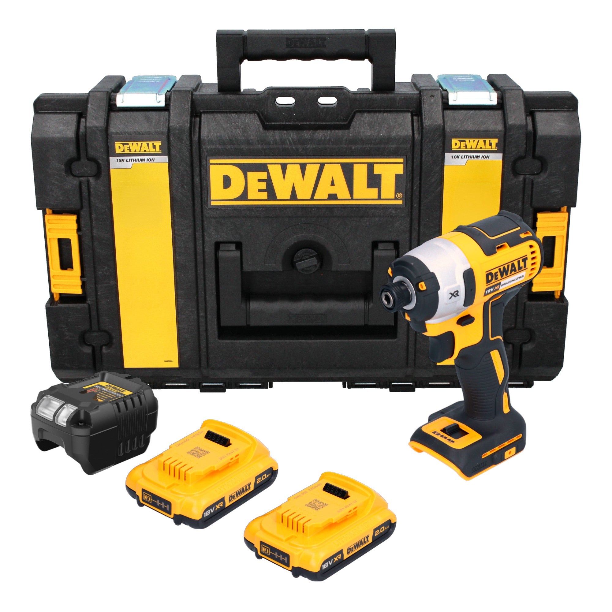 DeWalt DCF 887 D2 Akku Schlagschrauber 18 V 205 Nm 1 4 Brushless 2x Akku 2 0 Ah Ladegeraet Tough Box 0 - toolbrothers