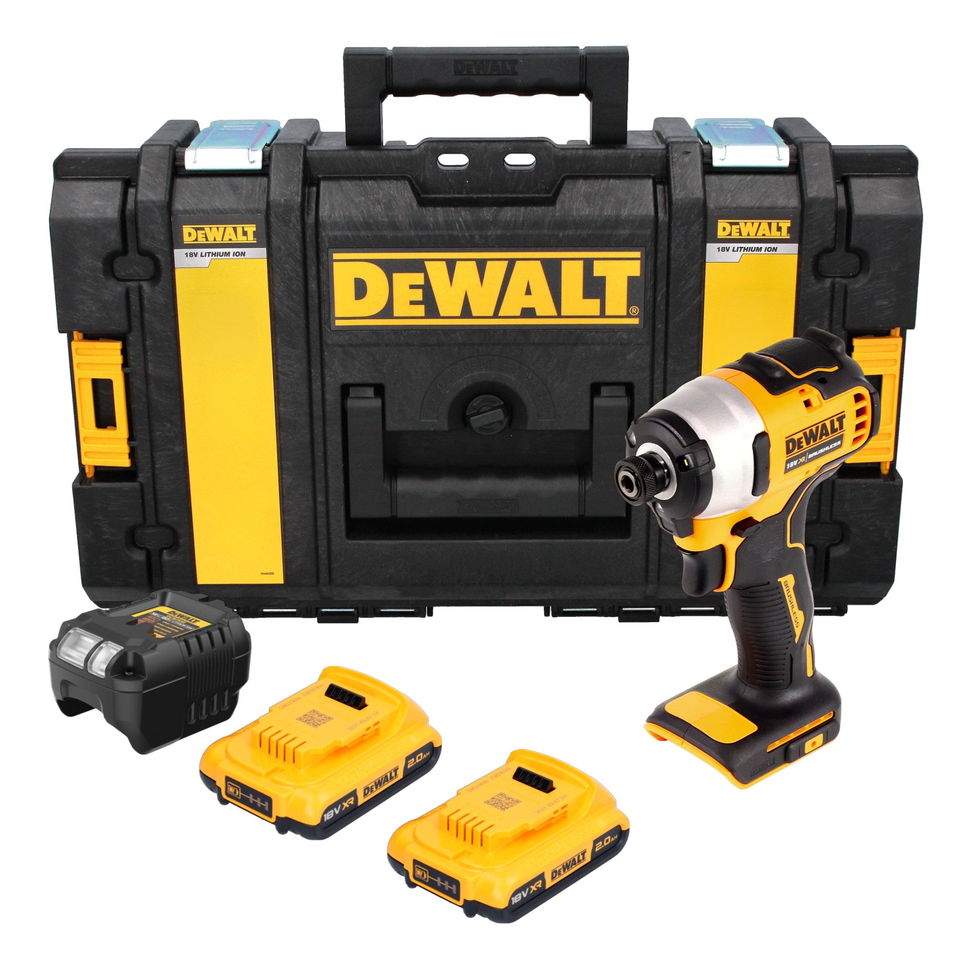 DeWalt DCF 809 D2 Akku Schlagschrauber 18 V 1 4 Brushless 2x Akku 2 0 Ah Ladegeraet Tough Box 0 - toolbrothers