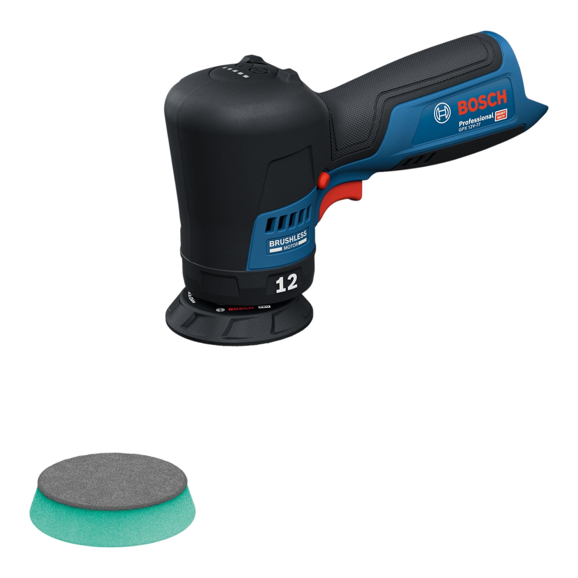 Bosch GPX 12V 77 Akku Polierer 12 V 77 mm Brushless 06019L4000 Solo ohne Akku ohne Ladegeraet 0 - toolbrothers