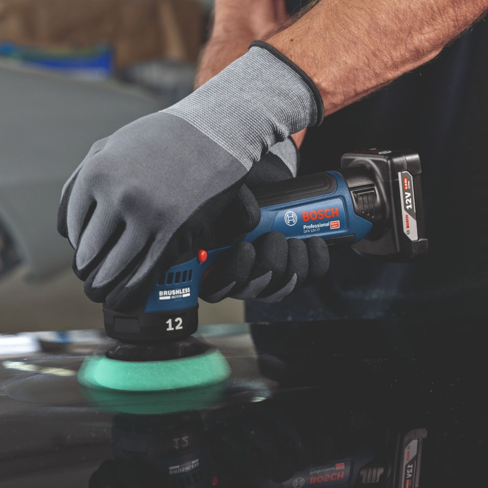 Bosch GPX 12V 77 Akku Polierer 12 V 77 mm Brushless 06019L4000 Solo ohne Akku ohne Ladegeraet 4 - toolbrothers