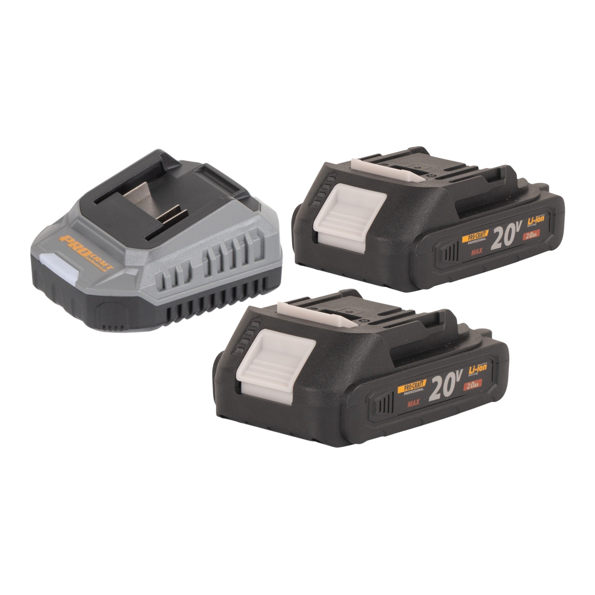 Procraft Industrial HD20B BB C Akku Kombihammer 20 V 5 J SDS plus Brushless 2x Akku 2 0 Ah Ladegeraet Koffer 2 - toolbrothers