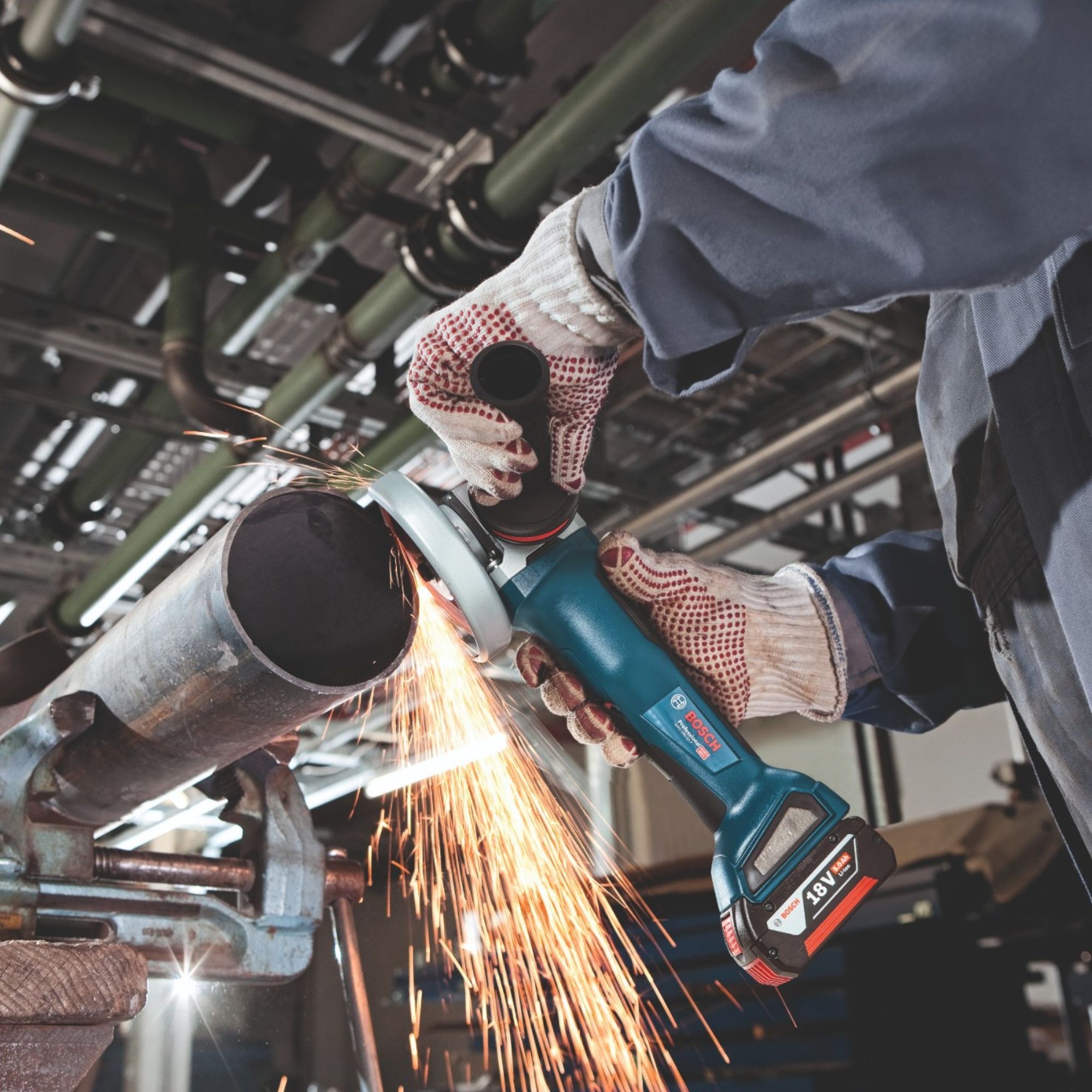 Bosch GWX 18V 10 P Professional Akku Winkelschleifer 18 V 125 mm X LOCK Brushless 1x ProCORE Akku 8 0 Ah L Boxx ohne Ladegeraet 4 - toolbrothers